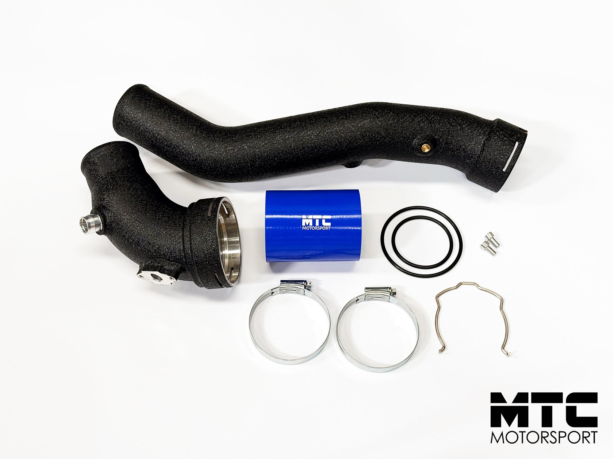 BMW F Chassis N55 Charge Pipe Kit Gen.2 Blue (OE P/N 7604033) | MTC Motorsport