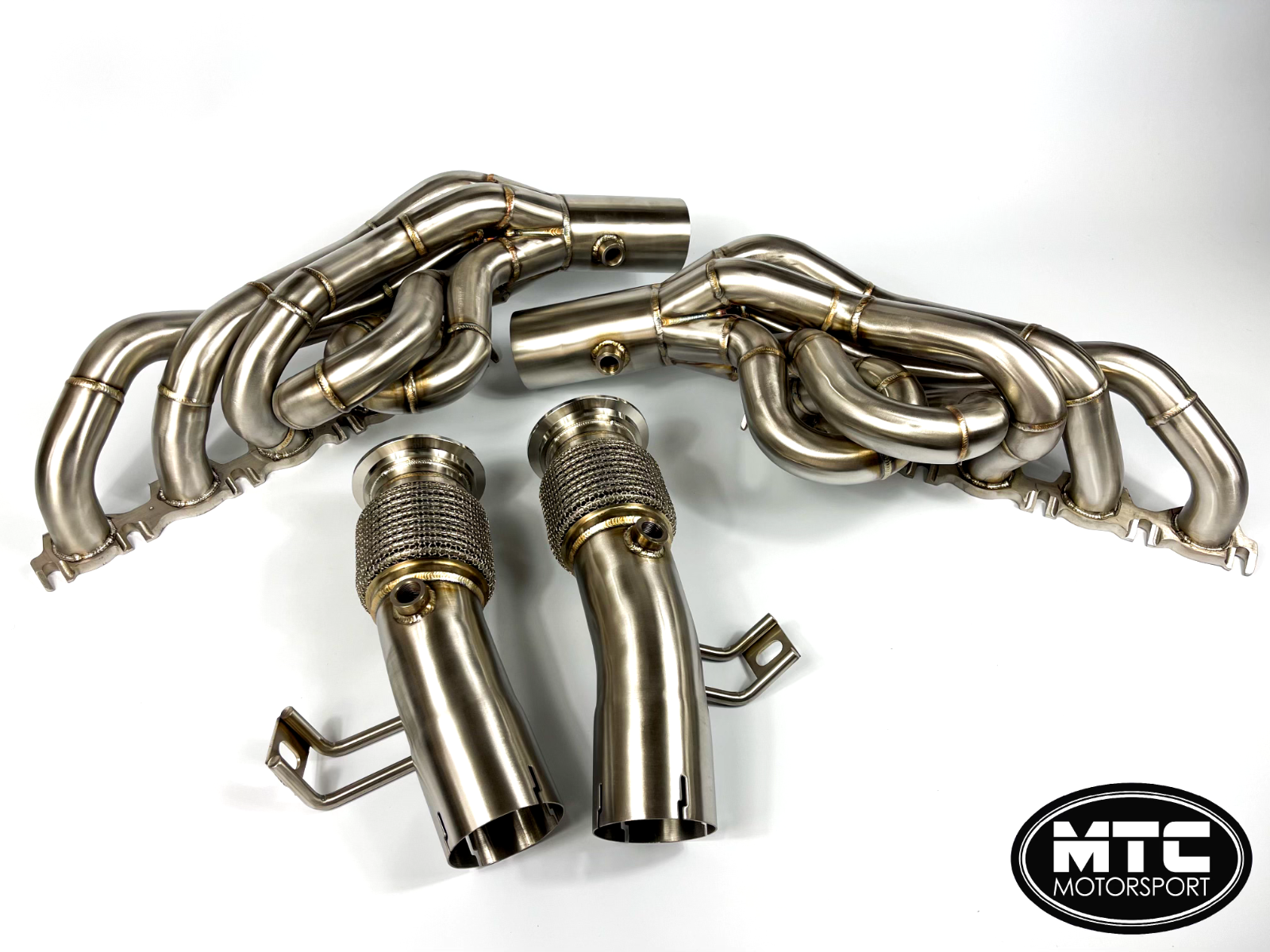 AUDI R8 V10/LAMBORGHINI HURACAN EQUAL LENGTH EXHAUST MANIFOLDS BY MTC MOTORSPORT