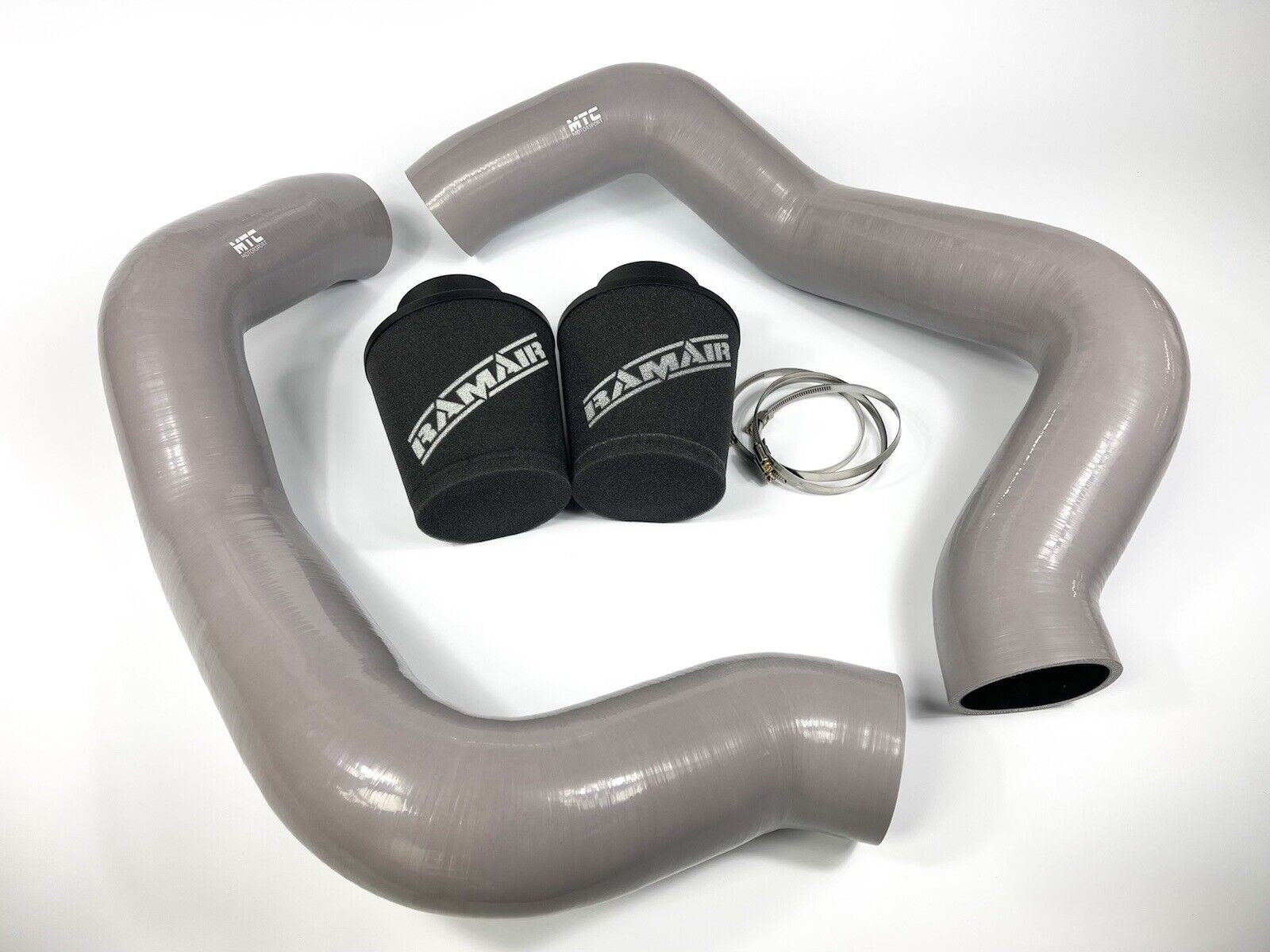 BMW M5 F90 Intake Hoses with Filter Cold Air Induction Kit M8 Grey Hoses Only (No Filters)