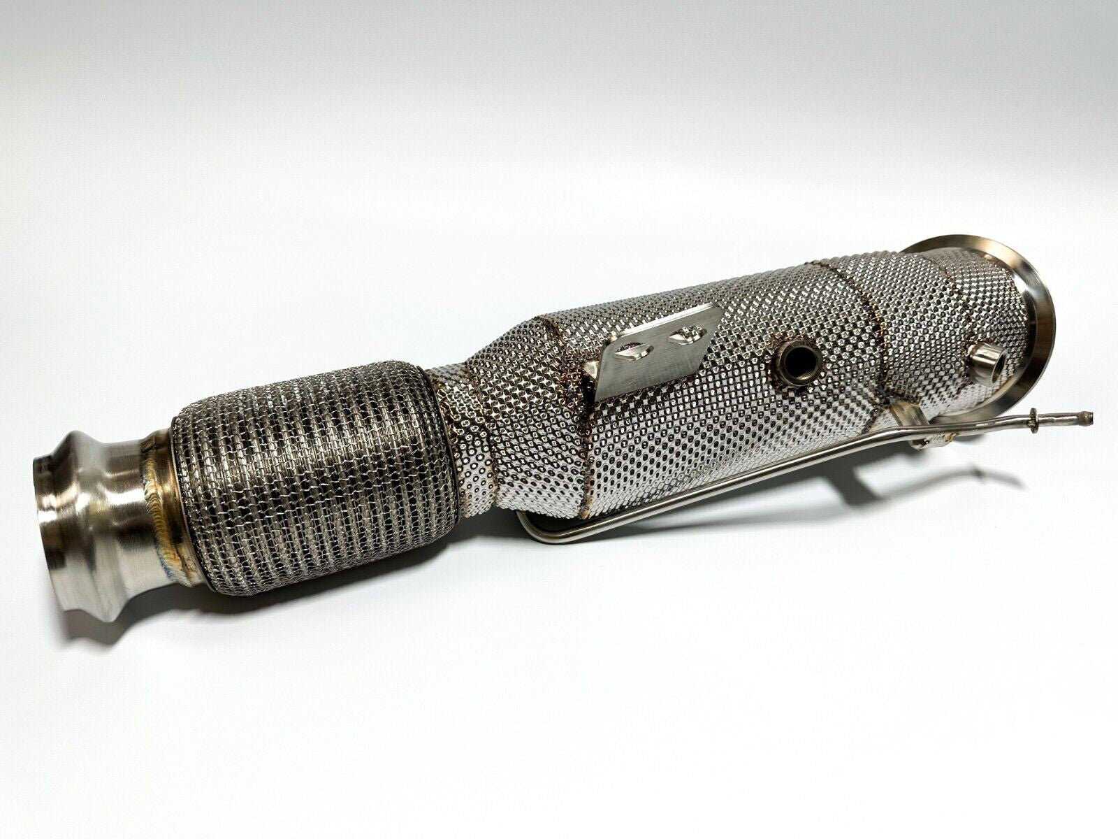 Toyota Supra MK5 A90 GR Downpipe 200 Cell Hi-Flow Sports Cat with Heat Shield | MTC Motorsport