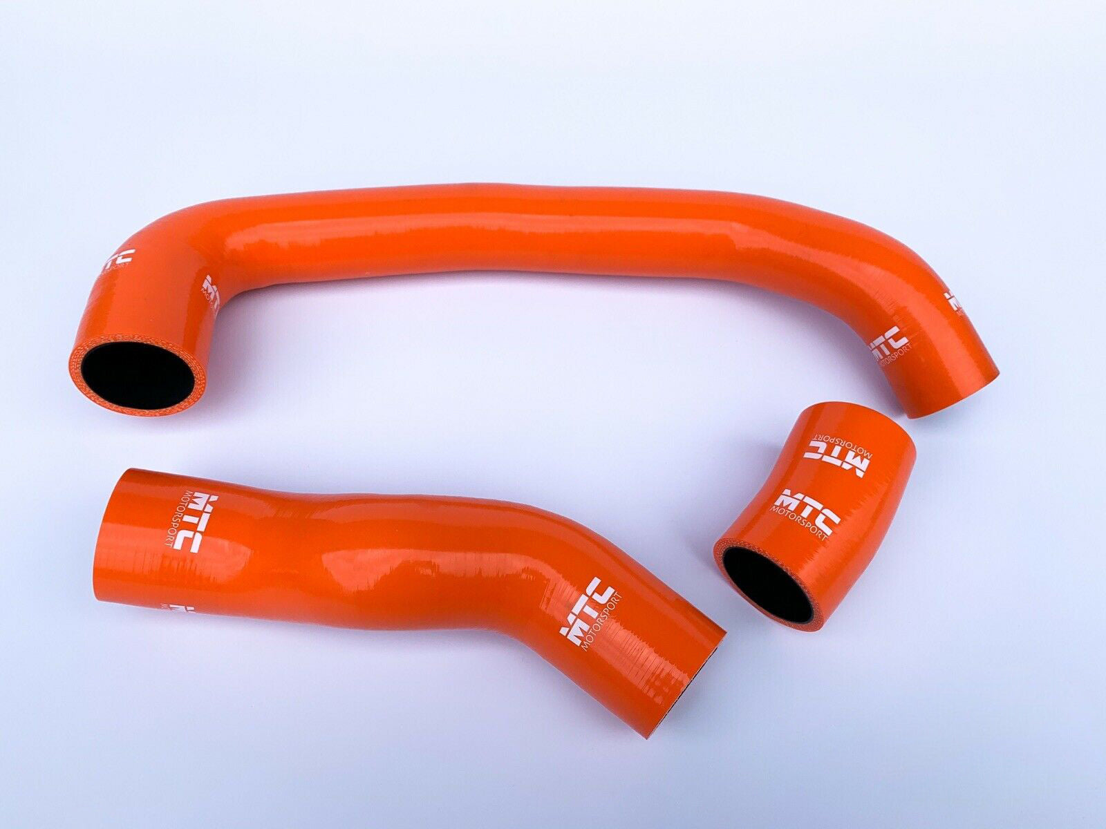 Ford Fiesta MK8 1.0 Ecoboost Intercooler Boost Turbo Hoses Orange | MTC Motorsport