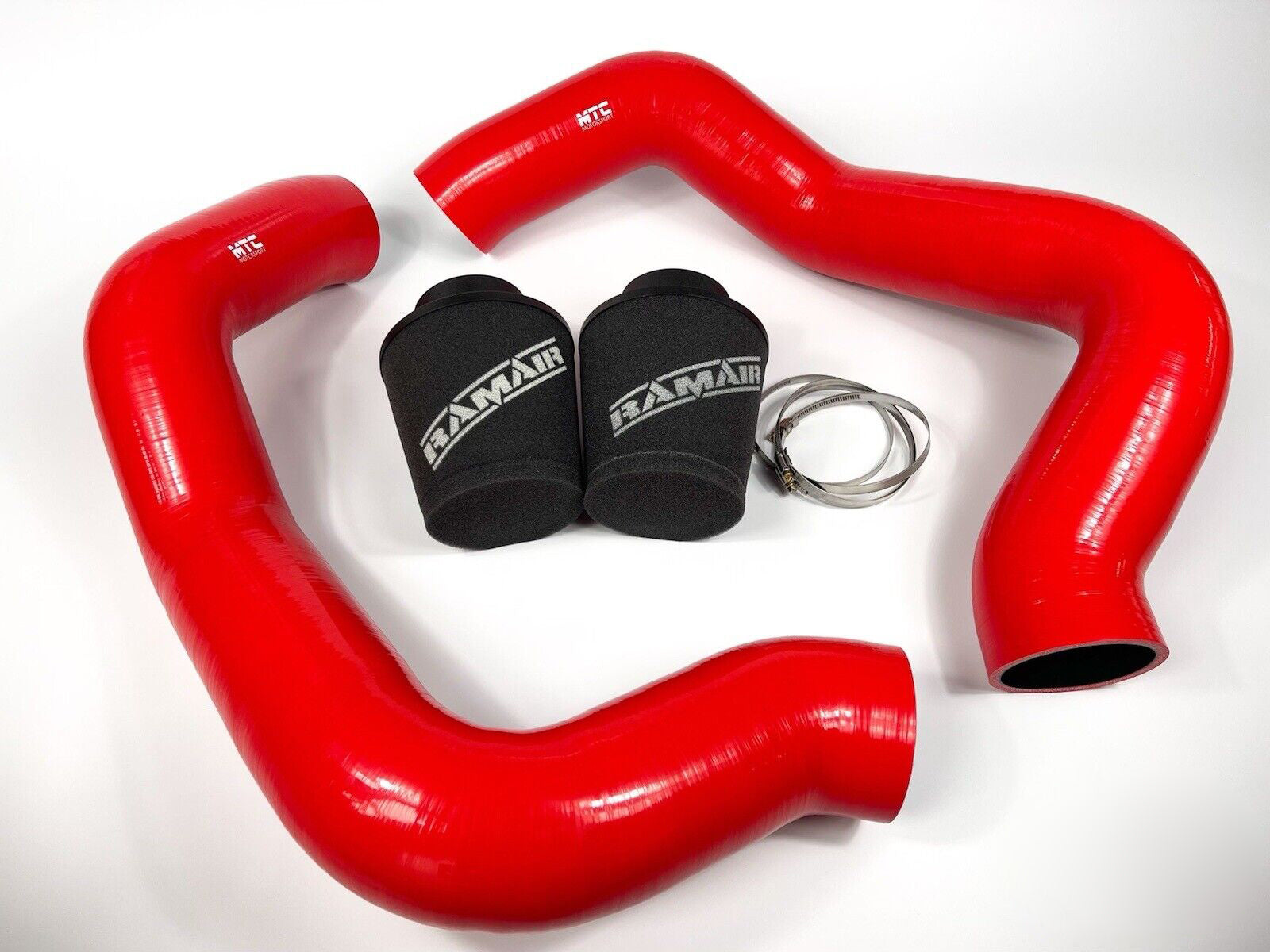 BMW M5 F90 Intake Hoses with Filter Cold Air Induction Kit M8 Red | MTC Motorsport