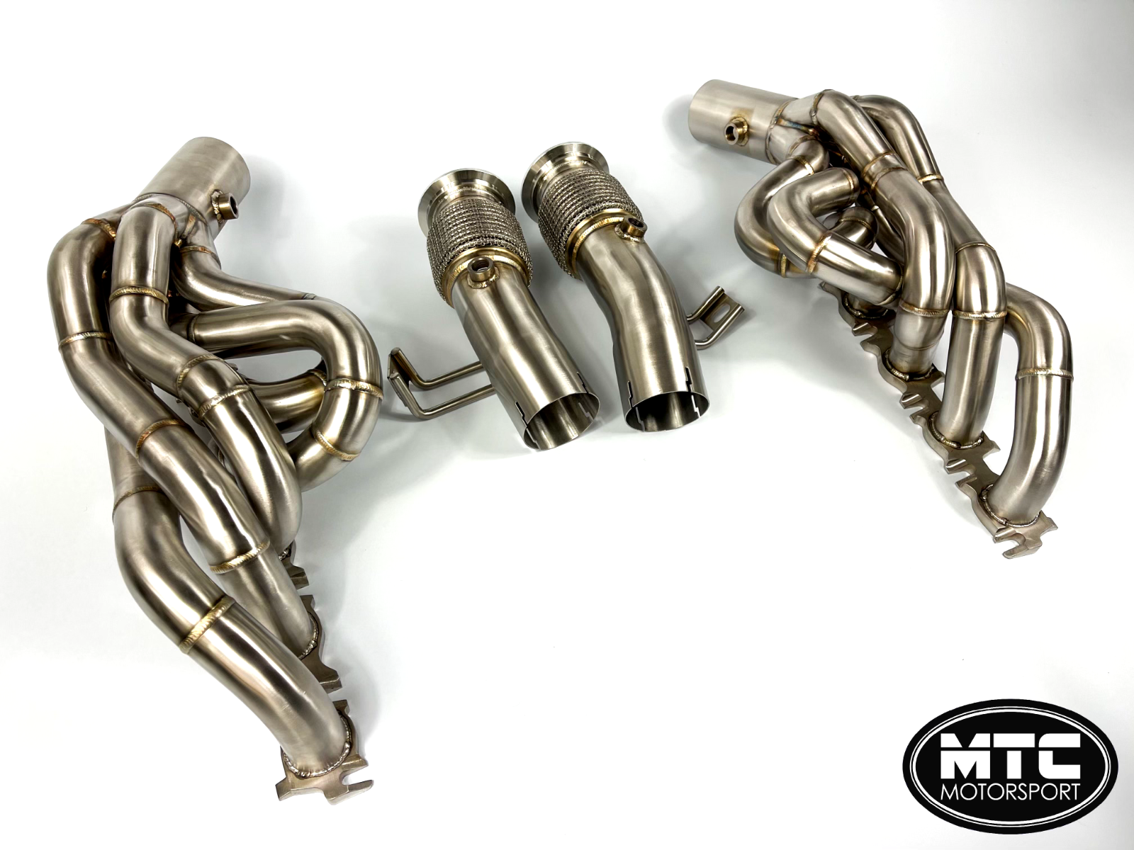 AUDI R8 V10/LAMBORGHINI HURACAN EQUAL LENGTH EXHAUST MANIFOLDS BY MTC MOTORSPORT
