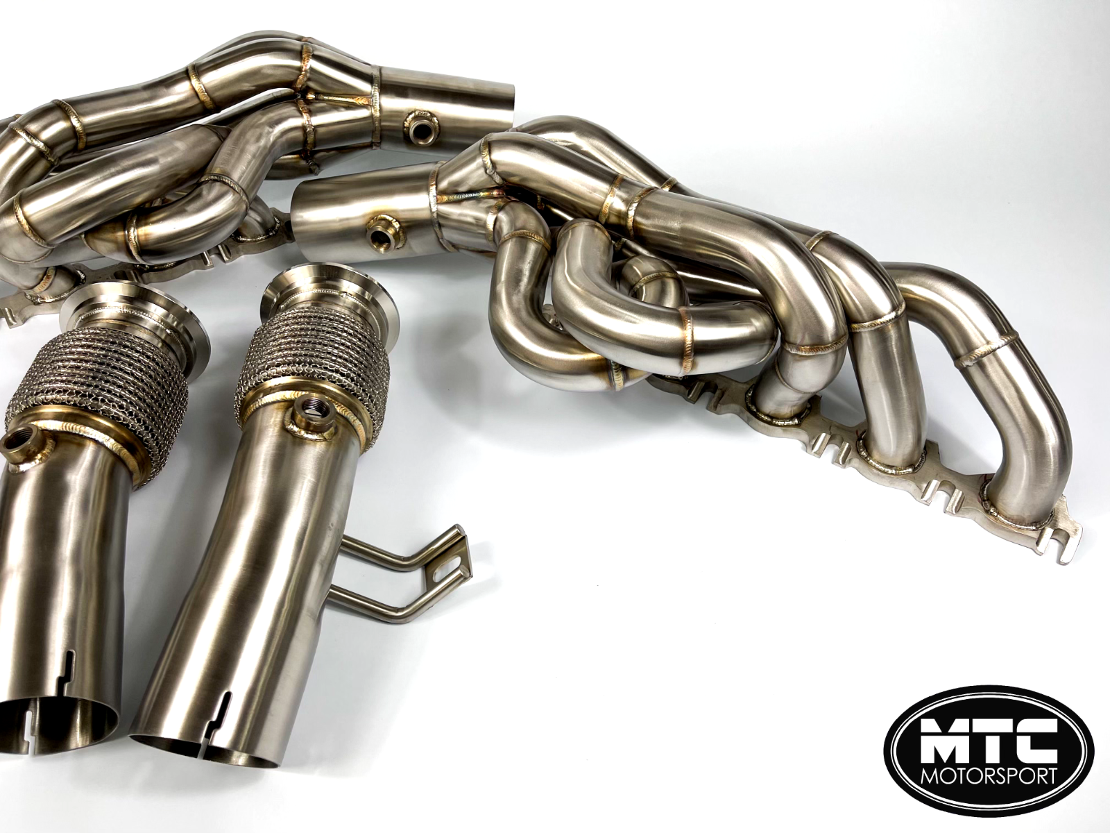 AUDI R8 V10/LAMBORGHINI HURACAN EQUAL LENGTH EXHAUST MANIFOLDS BY MTC MOTORSPORT