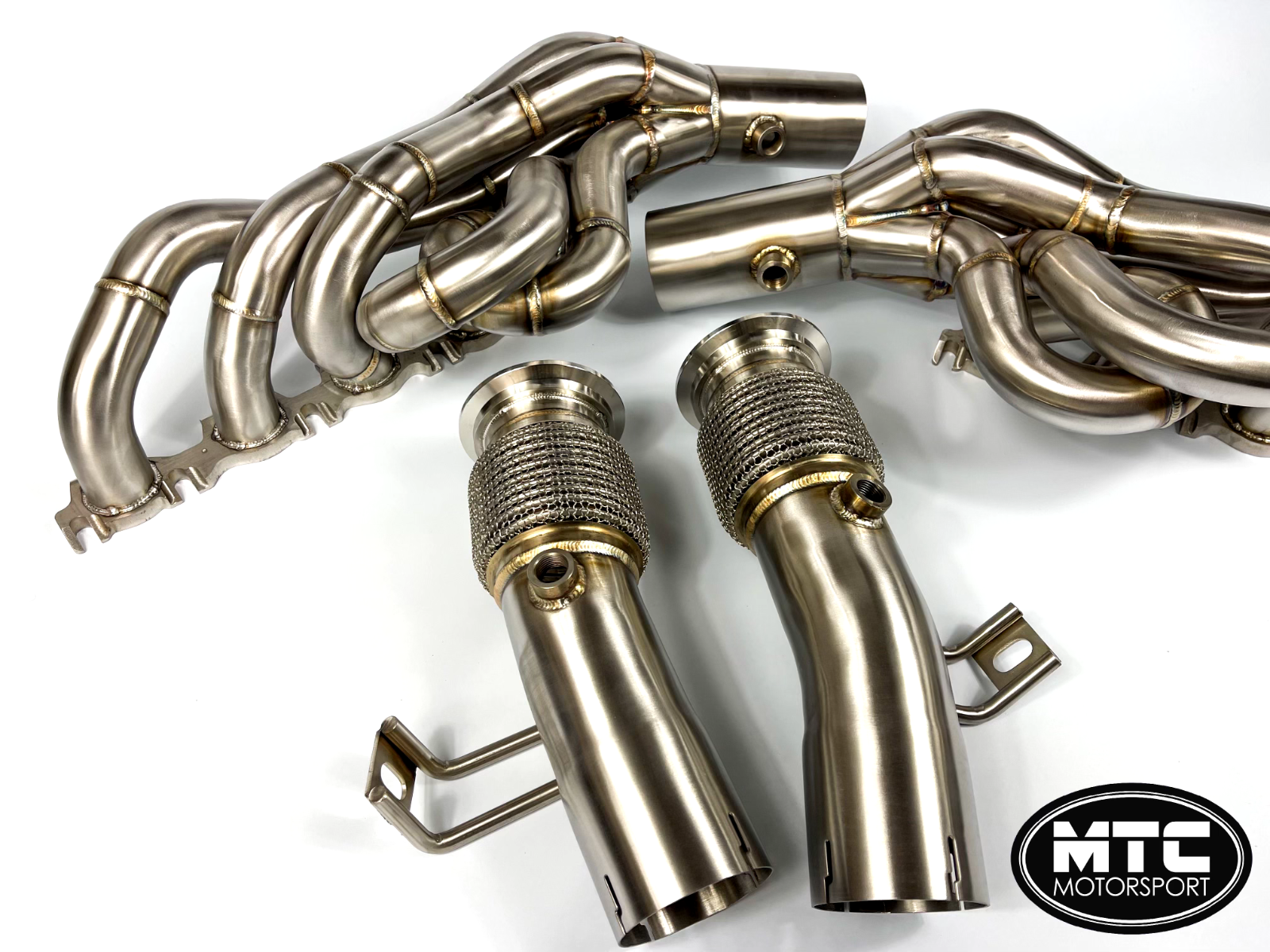 AUDI R8 V10/LAMBORGHINI HURACAN EQUAL LENGTH EXHAUST MANIFOLDS BY MTC MOTORSPORT