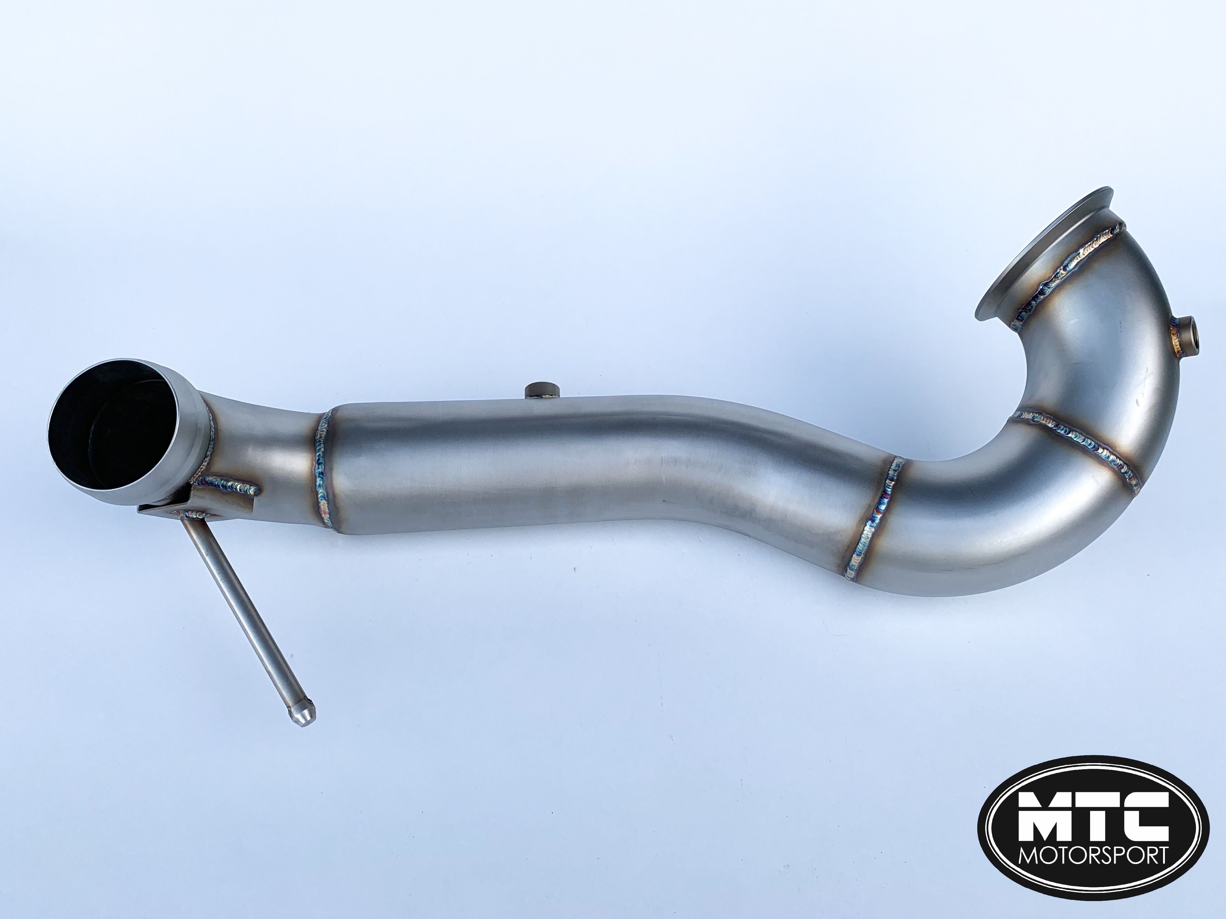 Mercedes A45 3.5” Decat Downpipe CLA45 GLA45 AMG 2013- W176 | MTC Motorsport