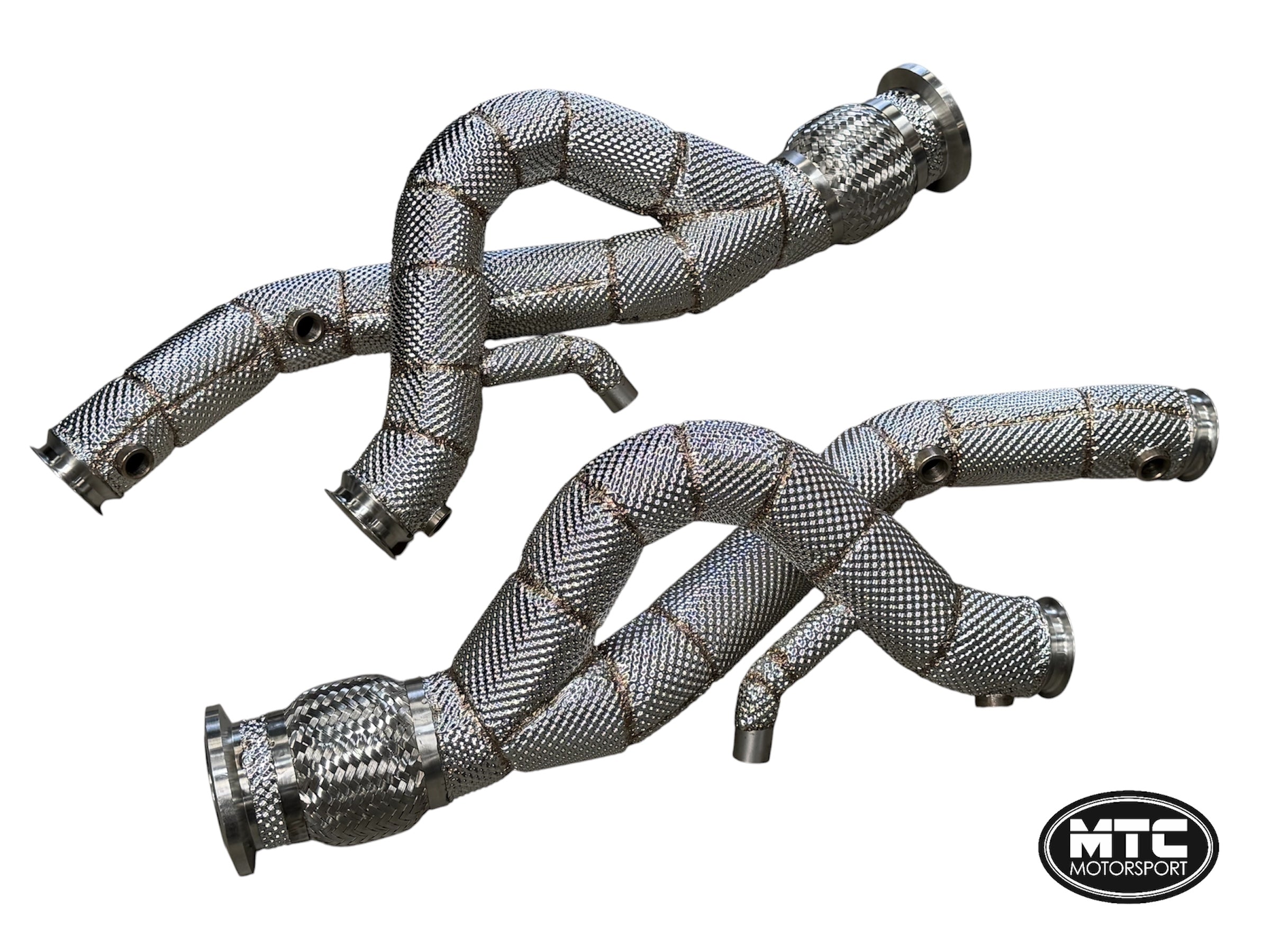 Lamborghini Revuelto Decat Downpipes Catless Full Heat Shield 2023-26 | MTC Motorsport