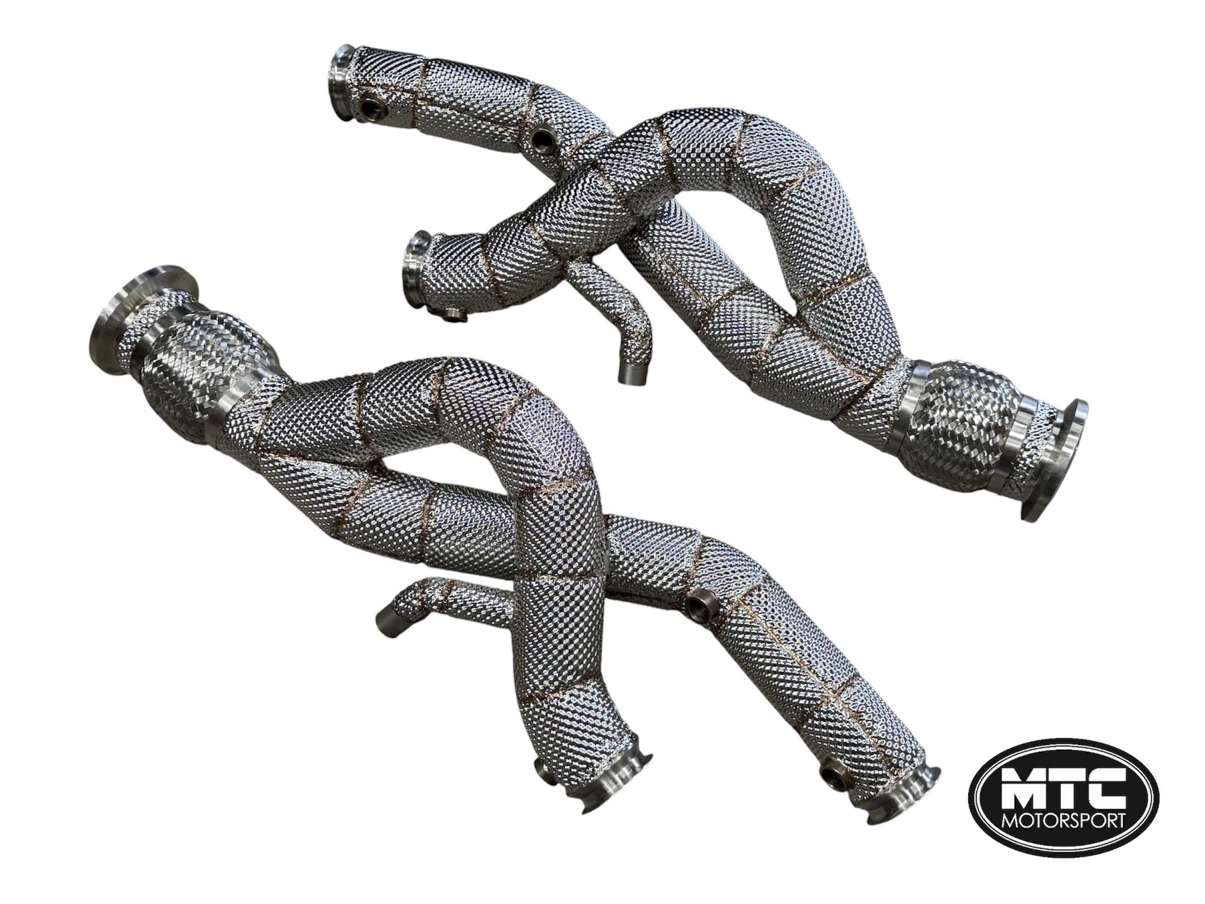 Lamborghini Revuelto Decat Downpipes Catless Full Heat Shield 2023-26 | MTC Motorsport