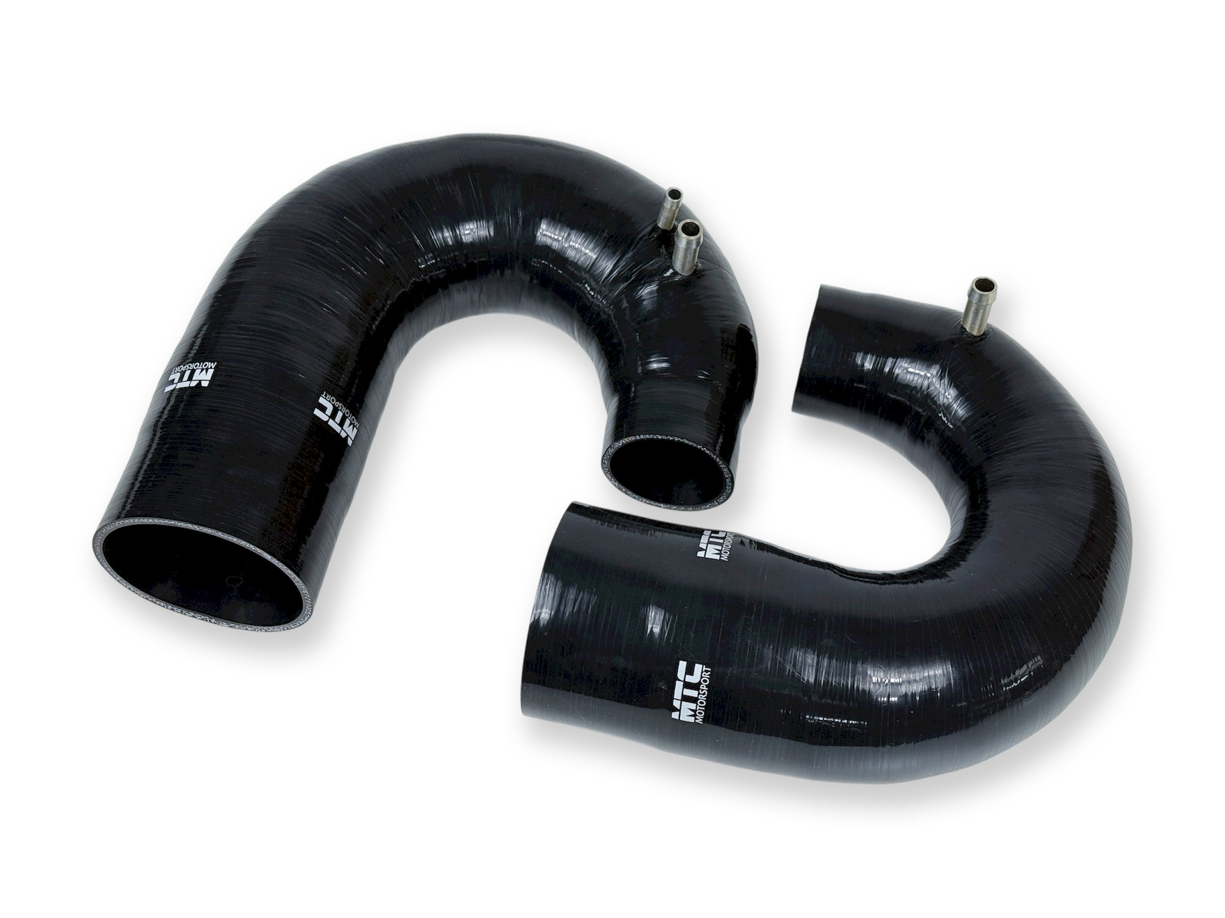 McLaren 720S 765LT Silicone Turbo Intake Induction Inlet Hoses Black | MTC Motorsport