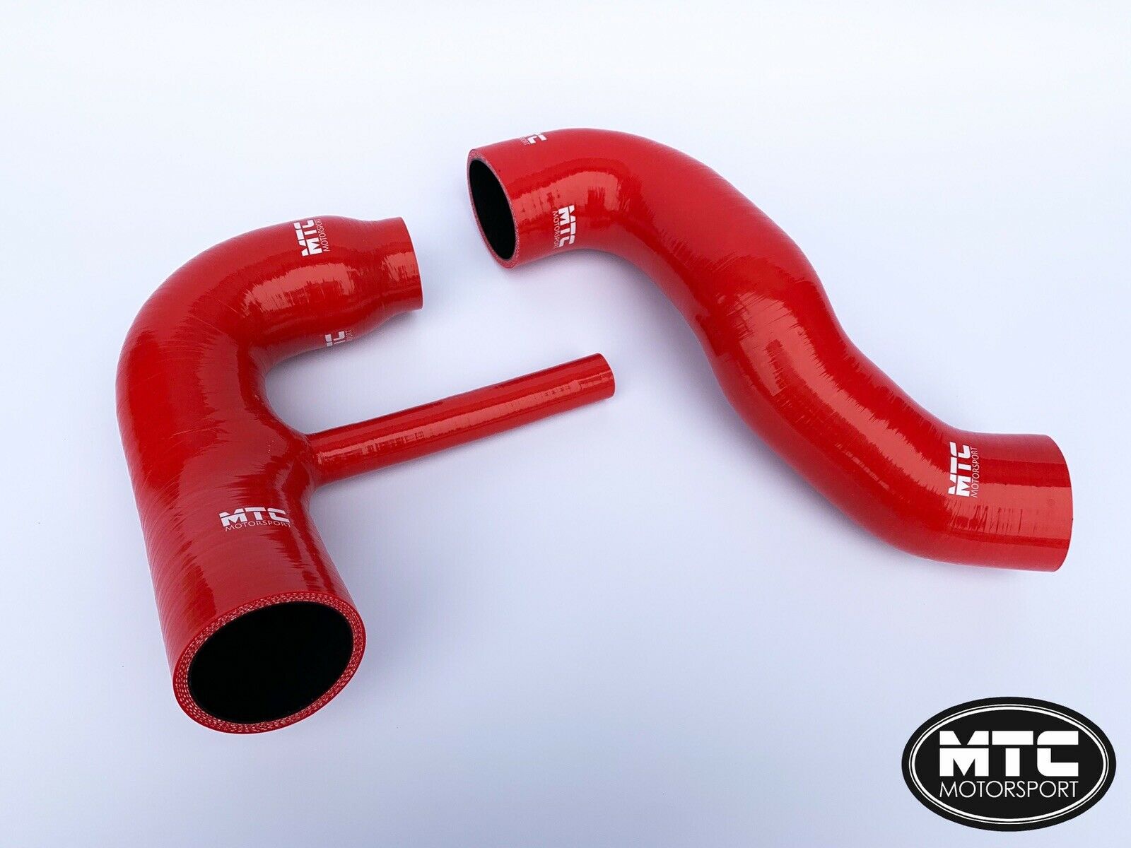 Ford Fiesta 1.0L Ecoboost Induction Turbo Hoses MK7 MK8 Red | MTC Motorsport