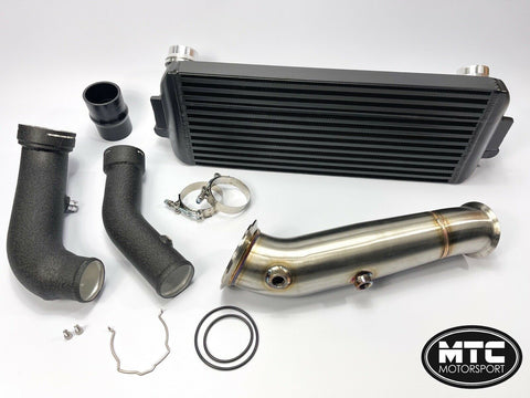 BMW 335i 435i N55 Intercooler, Decat Downpipe and Charge Pipe | MTC Motorsport