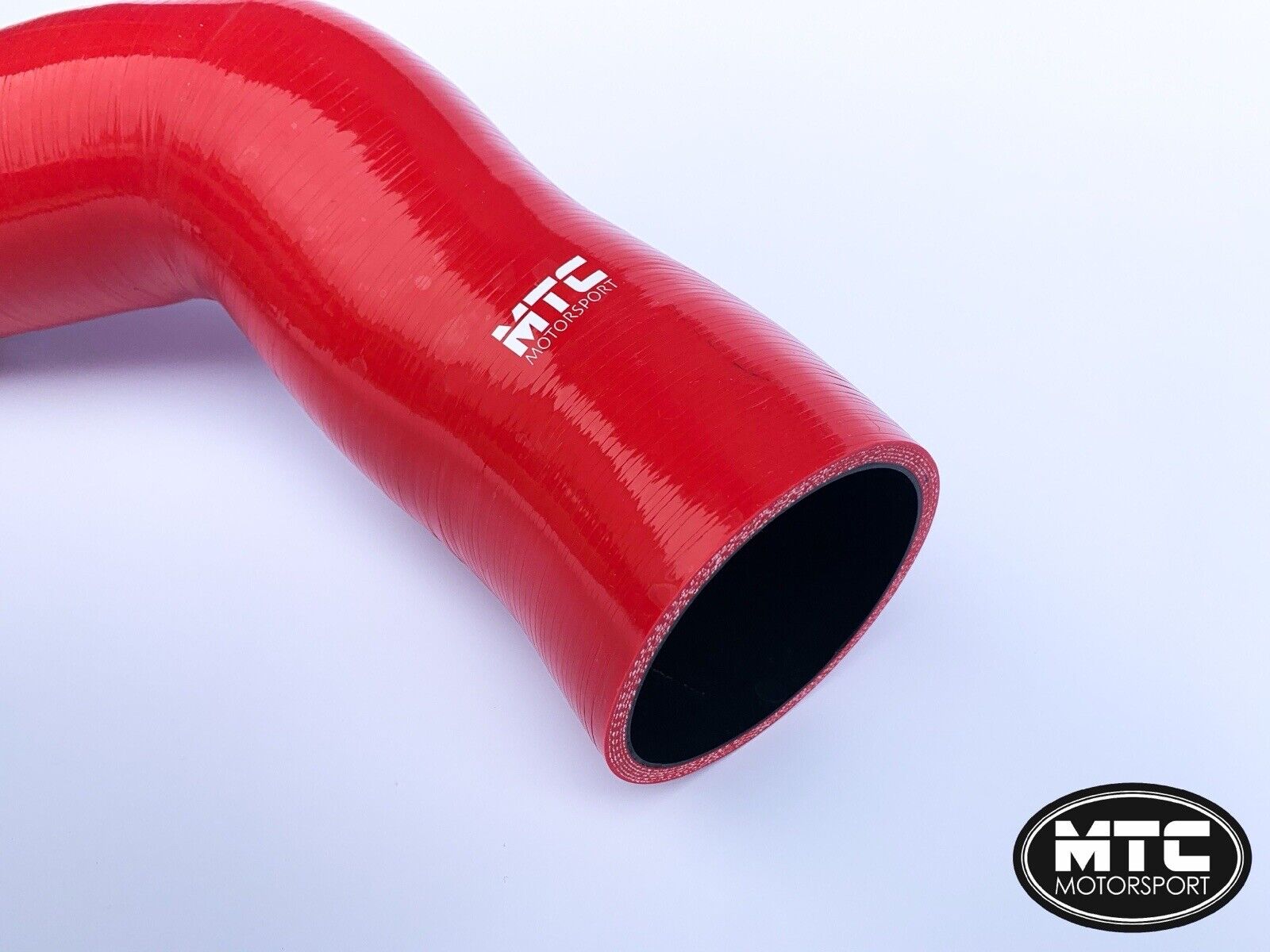 MTC MOTORSPORT AUDI S4 - S5 SILICONE INTAKE INLET HOSE 3.0 TFSI V6 RED