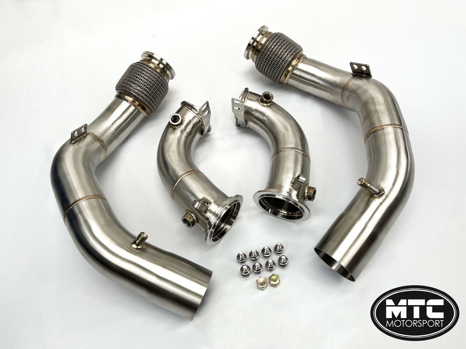 BMW X6M 3" Decat Downpipes F96 2020- | MTC Motorsport