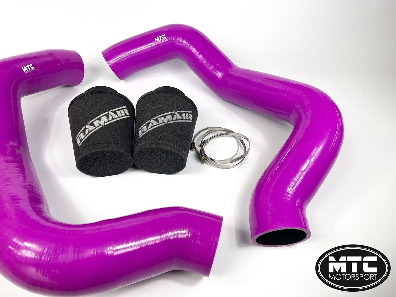 BMW M5 F90 Intake Hoses with Filter Cold Air Induction Kit M8 Purple | MTC Motorsport