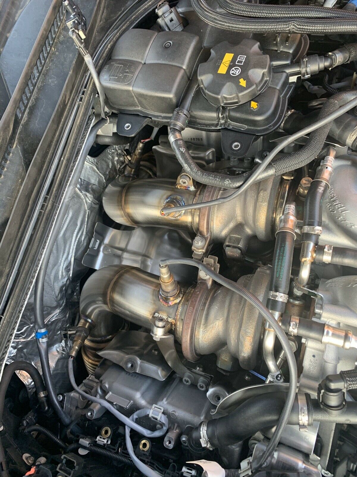 BMW F90 M5 Decat Downpipes S63M 3” 2018- | MTC Motorsport