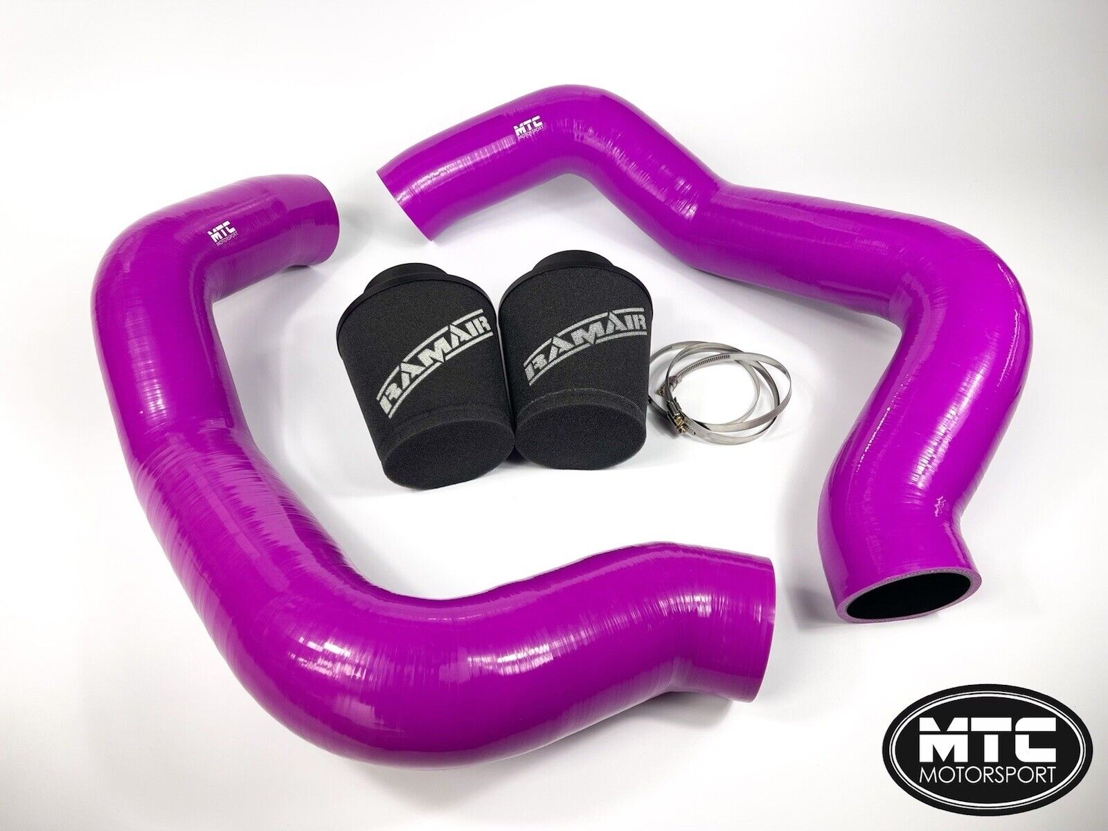 BMW M5 F90 Intake Hoses with Filter Cold Air Induction Kit M8 Purple | MTC Motorsport