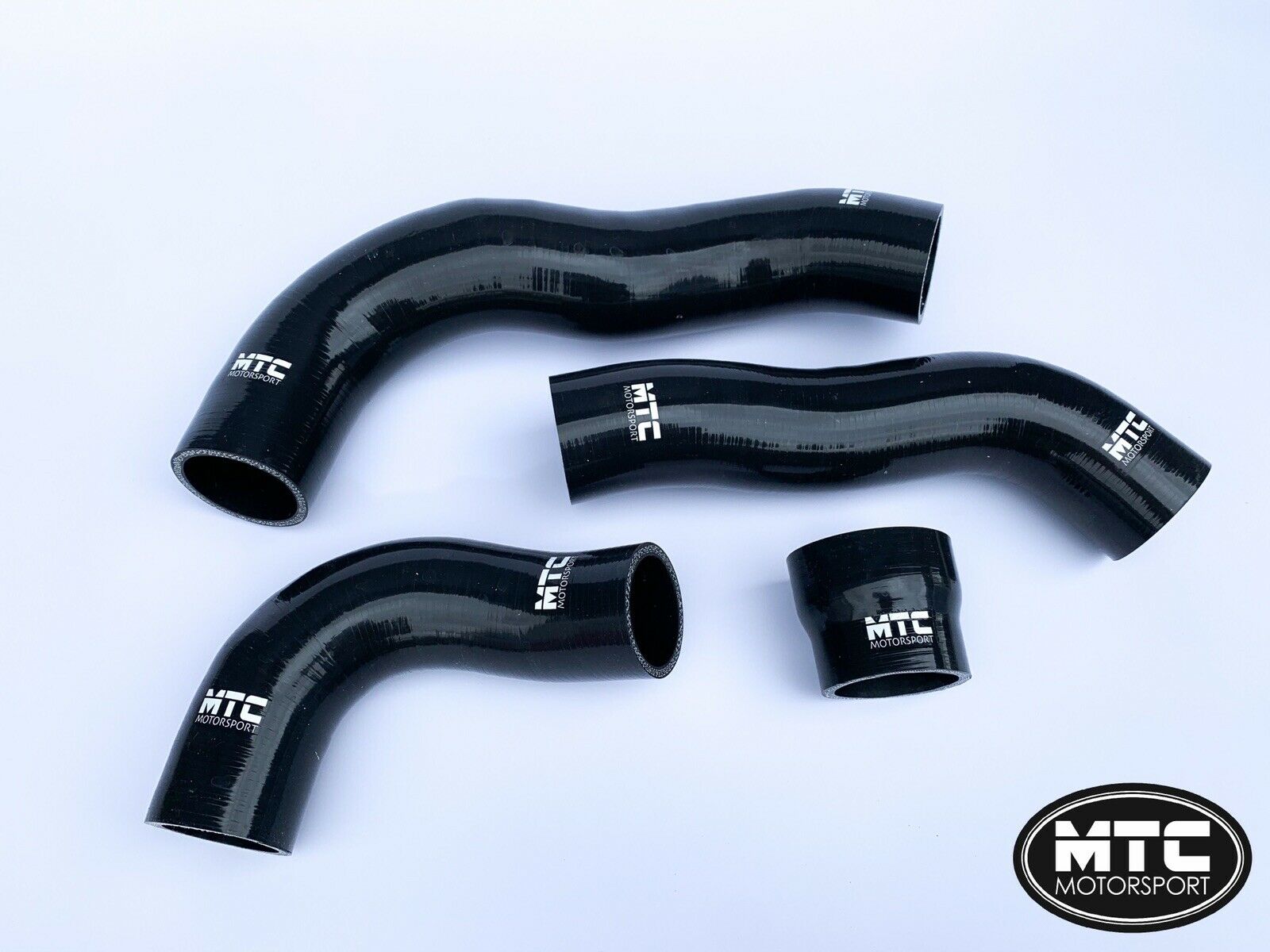 Honda Civic Type R 2015- Silicone Boost Hoses Black | MTC Motorsport