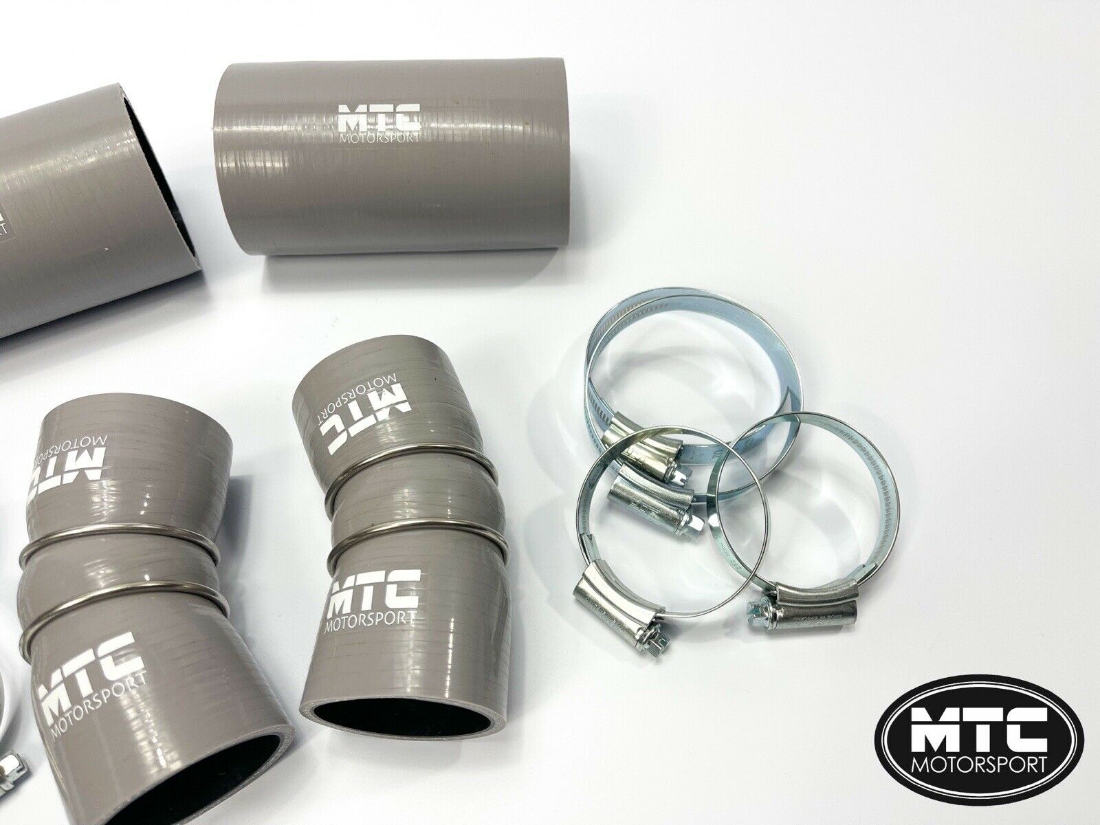 Audi RS6 RS7 S8 C7 Boost Hoses Turbos to Chargecooler Intake Grey | MTC Motorsport