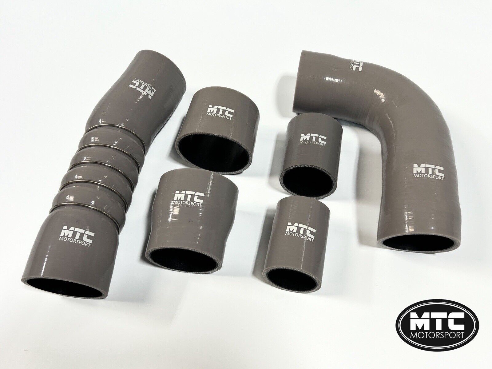 MTC MOTORSPORT AUDI RS3 8V 2015-21 SILICONE BOOST HOSE KIT TURBO HOSES GREY