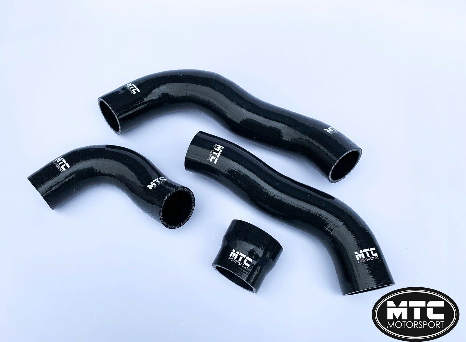 Honda Civic Type R 2015- Silicone Boost Hoses Black | MTC Motorsport