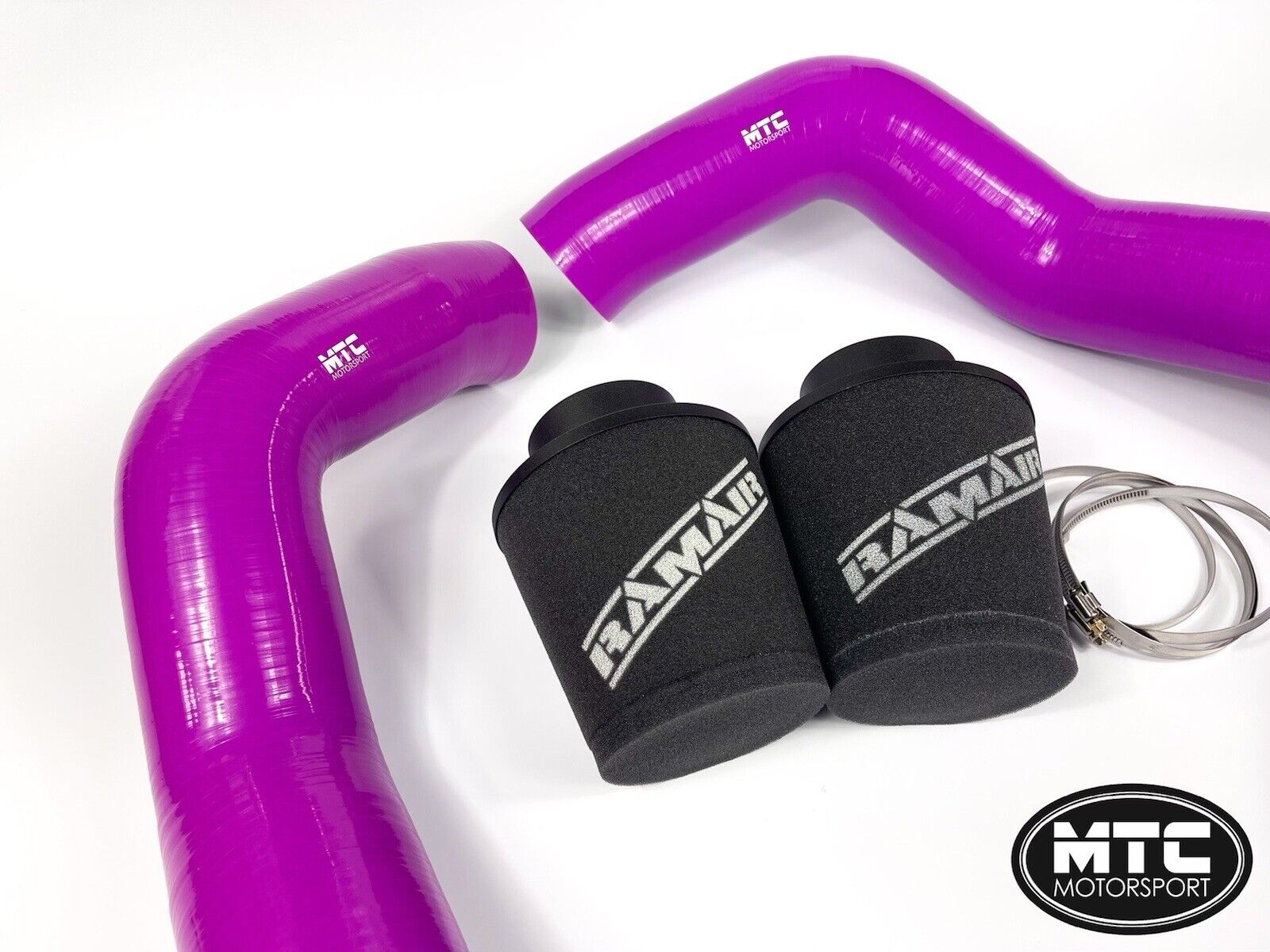 BMW M5 F90 Intake Hoses with Filter Cold Air Induction Kit M8 Purple | MTC Motorsport