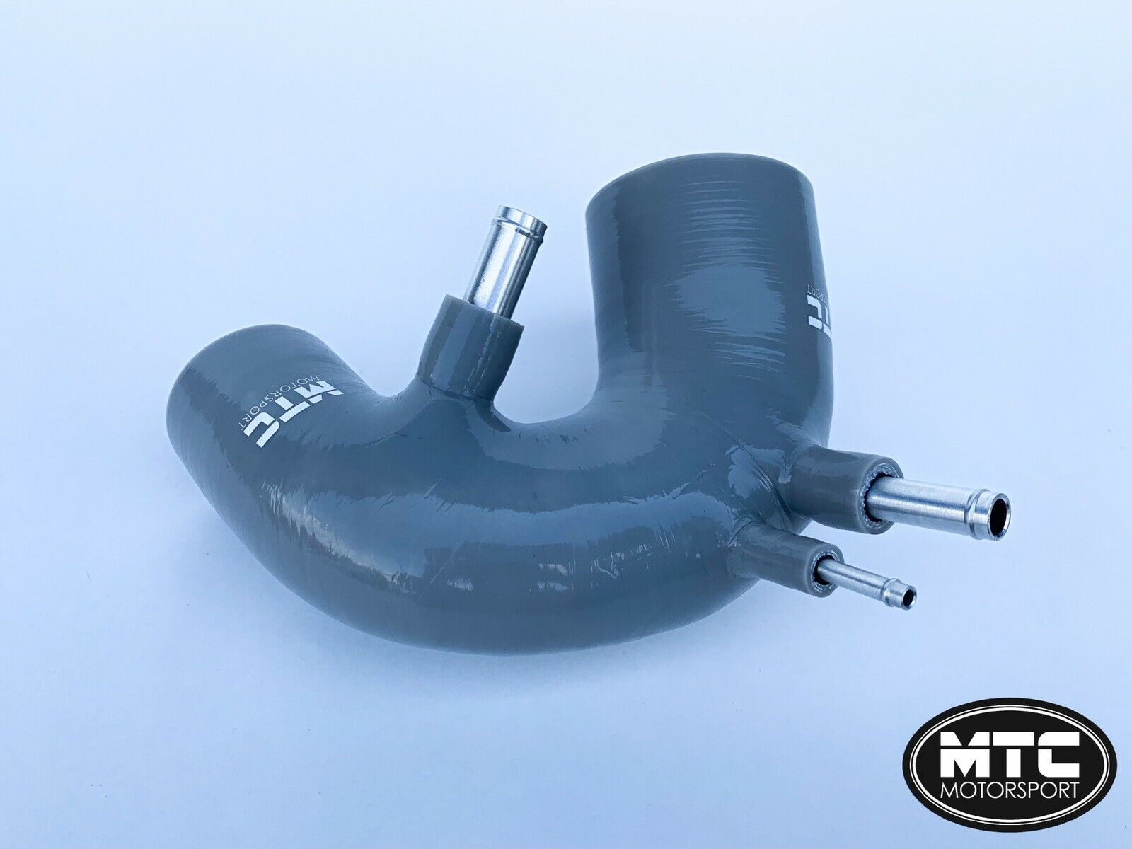 Fiat 500 Abarth T-Jet Silicone Intake Hose Grey IHI Turbo | MTC Motorsport