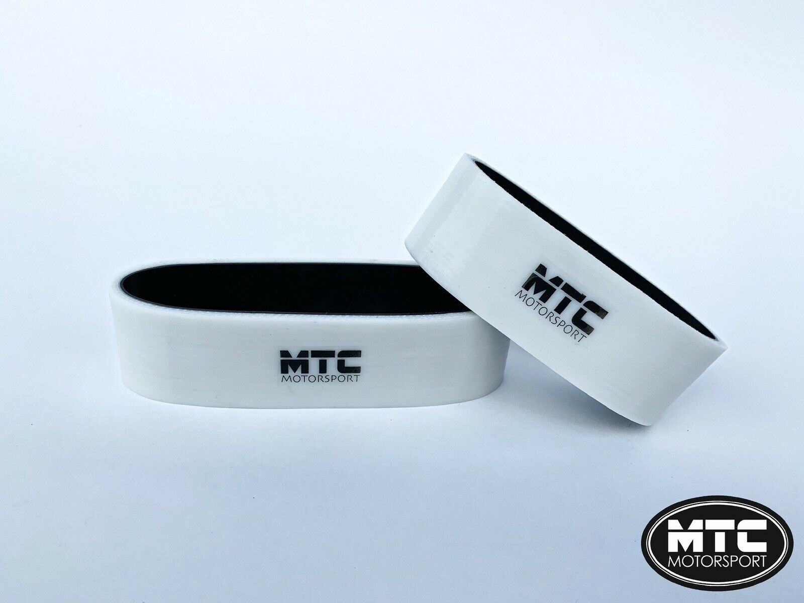 Mini Cooper S R53 Silicone Intercooler Snoot Boots White | MTC Motorsport