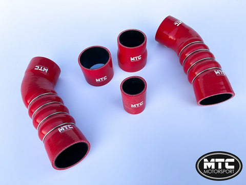 Audi RS3 Silicone Boost Hoses Turbo MK2 8P Pre Facelift Red | MTC Motorsport