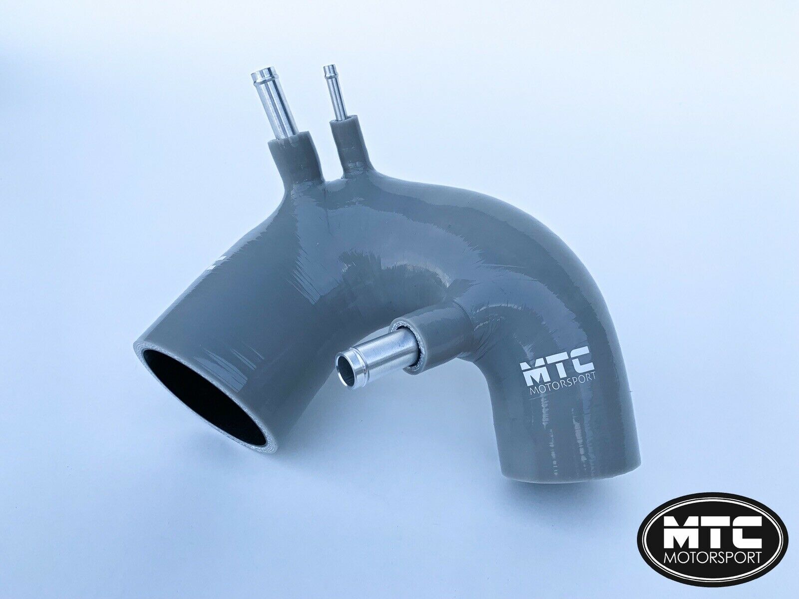 Fiat 500 Abarth T-Jet Silicone Intake Hose Grey IHI Turbo | MTC Motorsport