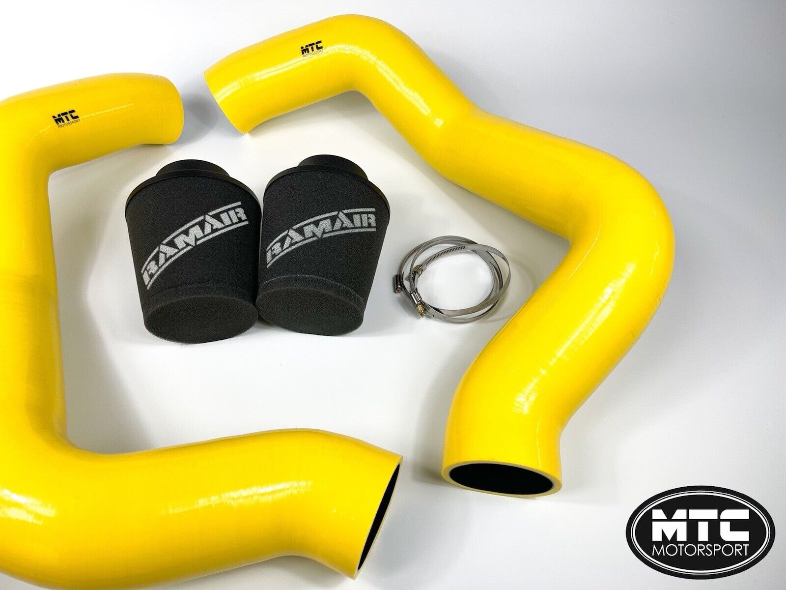BMW M5 F90 Intake Hoses with Filter Cold Air Induction Kit M8 Yellow | MTC Motorsport