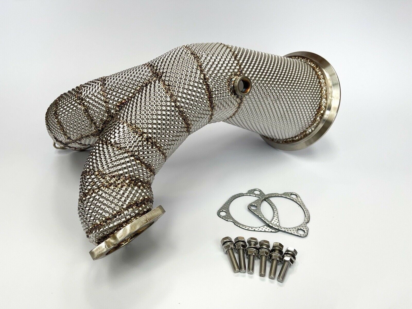 Audi S4 S5 B9 3.0TFSI Decat Downpipe with Heat Shield