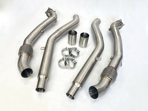 Audi S6 S7 S8 Decat Downpipes and Mid Pipes | MTC Motorsport