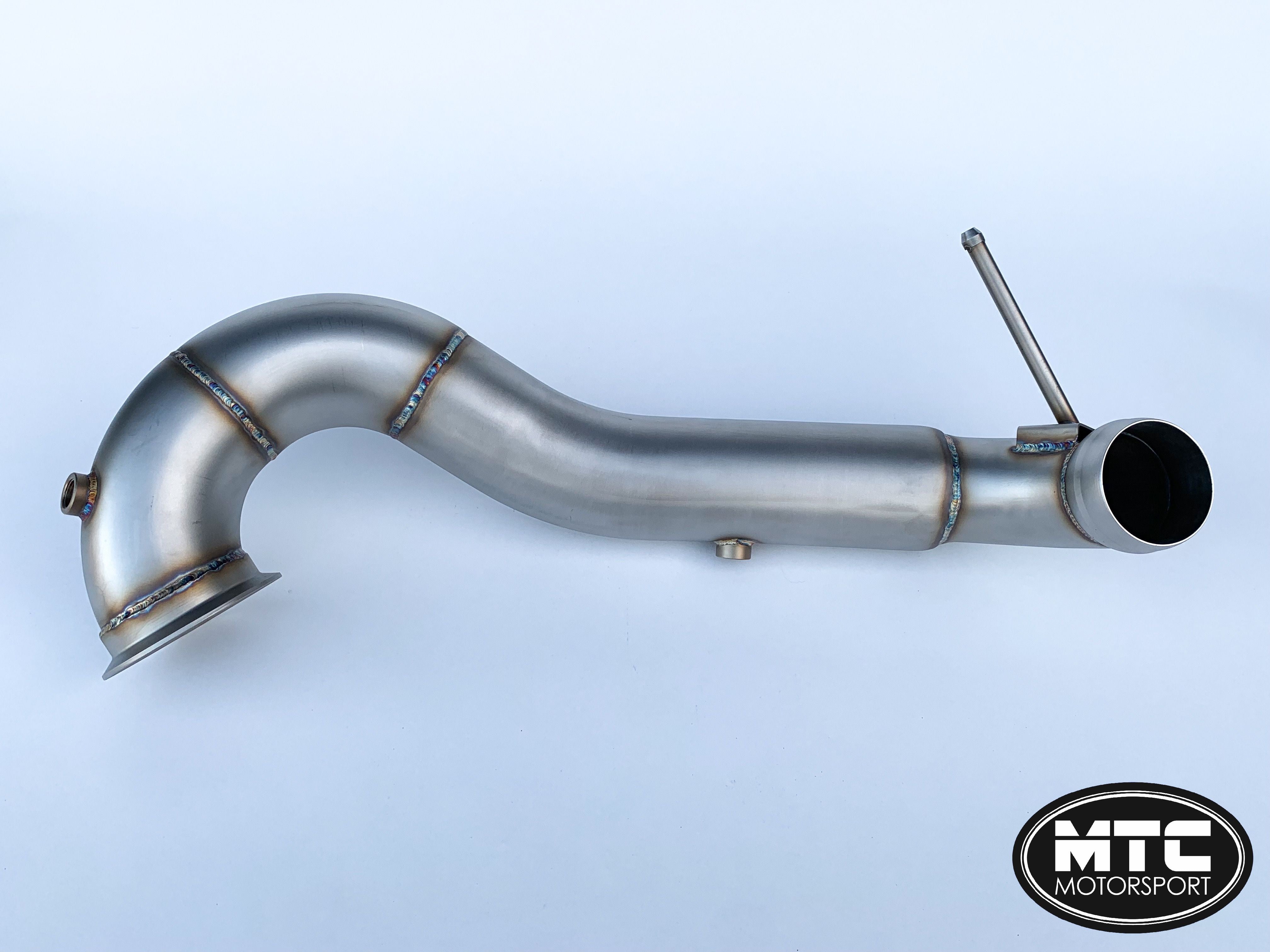 Mercedes A45 3.5” Decat Downpipe CLA45 GLA45 AMG 2013- W176 | MTC Motorsport
