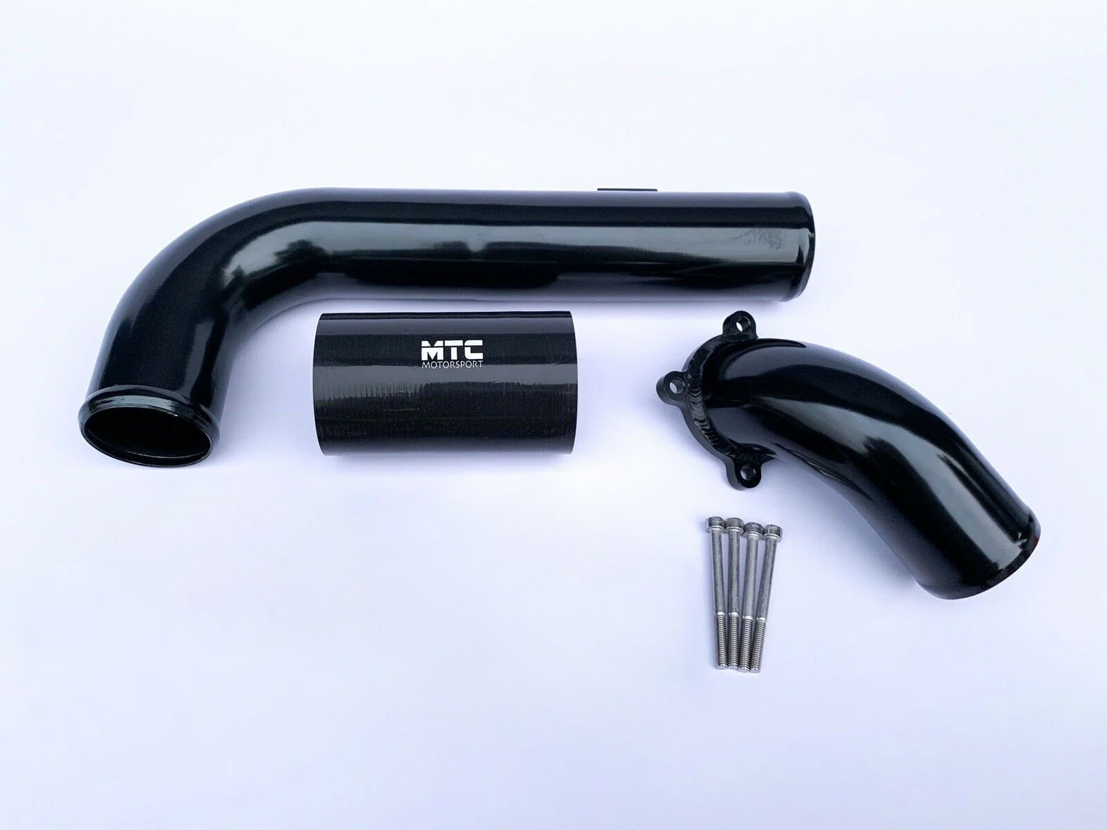 Vauxhall Astra G MK4 GSI/MK5 SRI 2.0 Turbo Z20LET Aluminium Top Hat & Power Pipe Black Pipework | MTC Motorsport