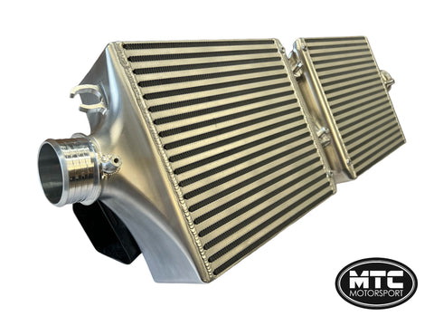 Porsche 911 Turbo S 992 Twin Intercoolers 2019- Billet End Tanks & Carbon Air Ducts | MTC Motorsport