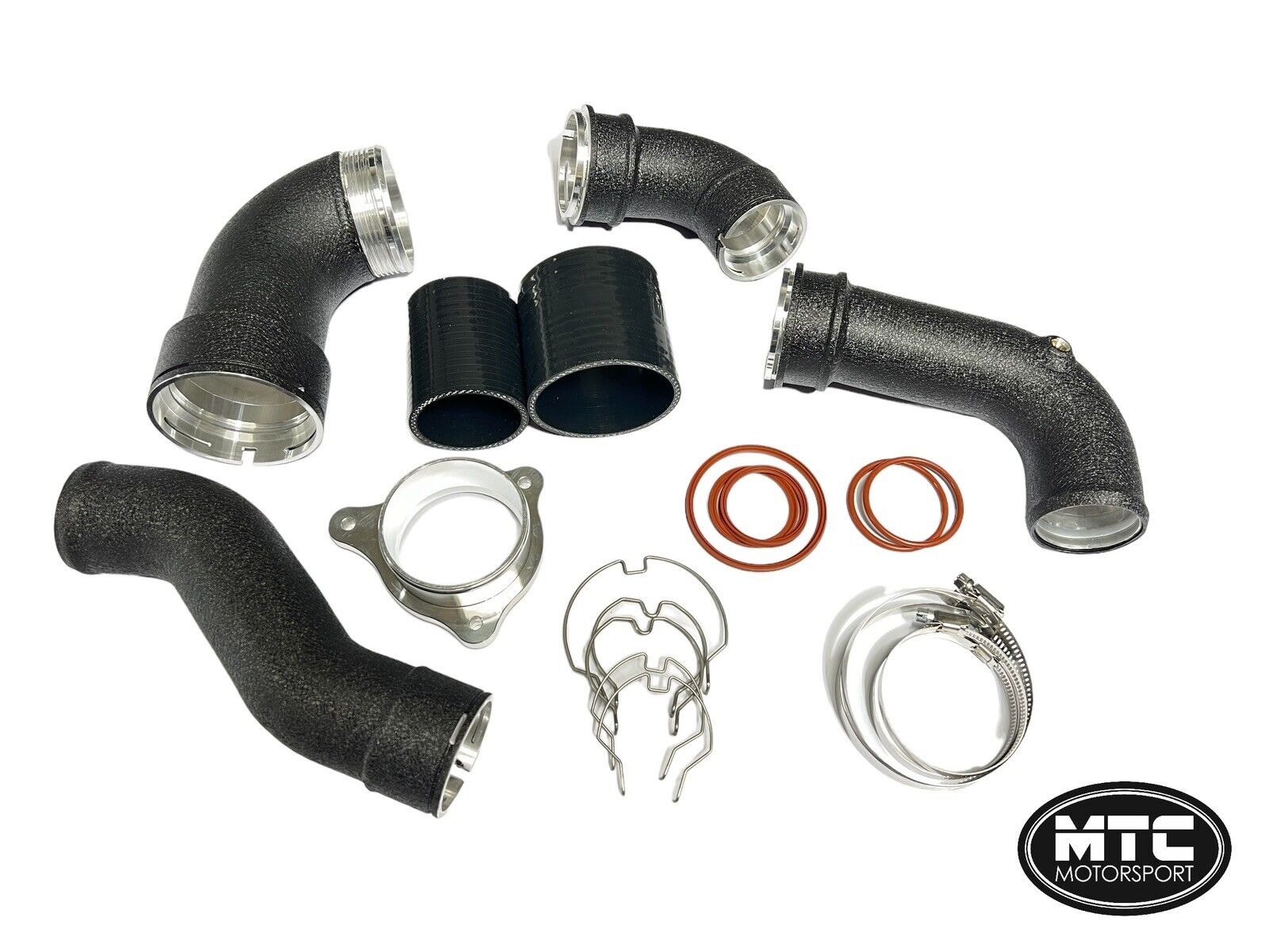 MTC MOTORSPORT BMW M3 M4 G80 G82 ENGINE ALUMINIUM CHARGEPIPE KIT CHARGE PIPES