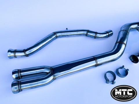 MTC MOTORSPORT BMW M3 M4 CATBACK EXHAUST MIDPIPE STAINLESS STEEL 3.5” F80 F82