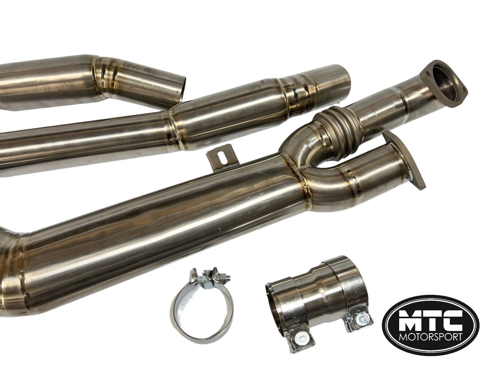 MTC MOTORSPORT BMW G80 G82 M3 M4 CATBACK EXHAUST MIDPIPE TITANIUM 3.5”