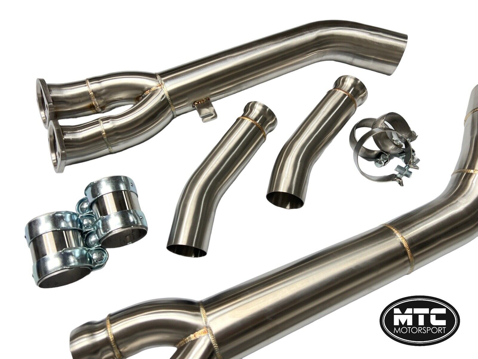 MTC MOTORSPORT BMW X3M X4M CATBACK EXHAUST MIDPIPE STAINLESS STEEL 3.5” 2019-21