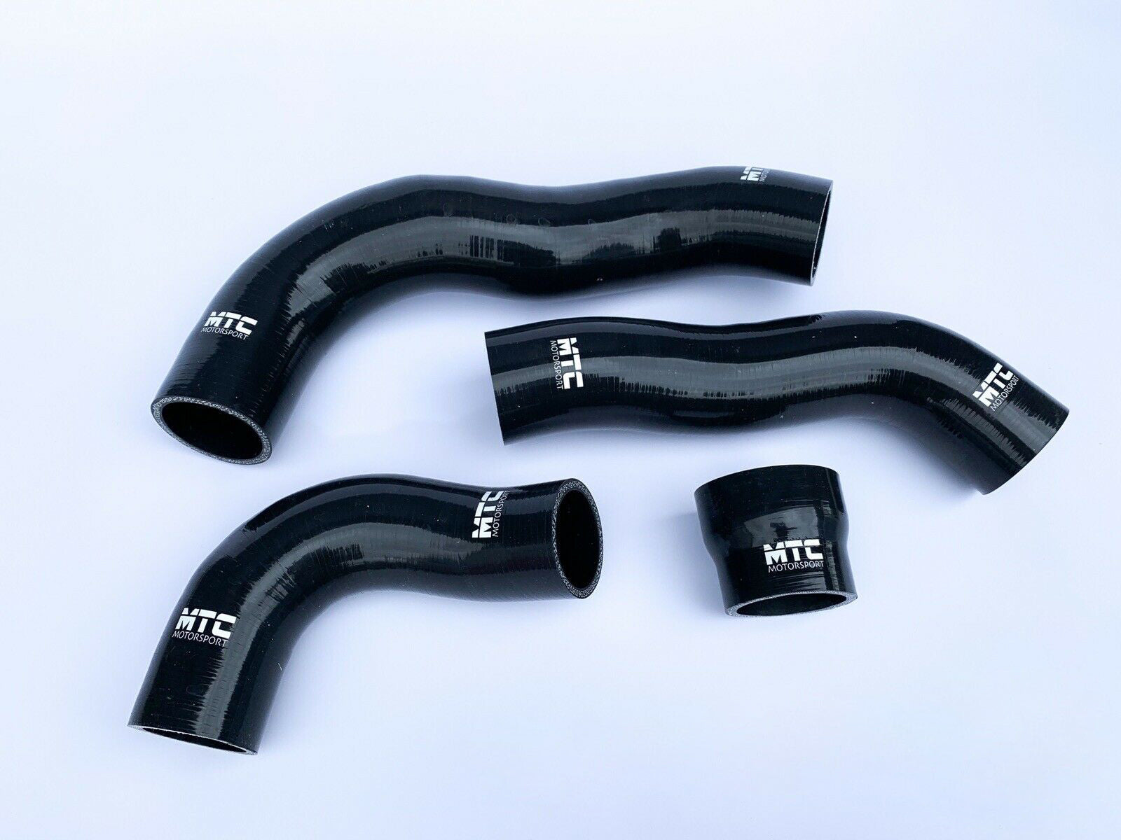 Honda Civic Type R 2015- Silicone Boost Hoses Black | MTC Motorsport