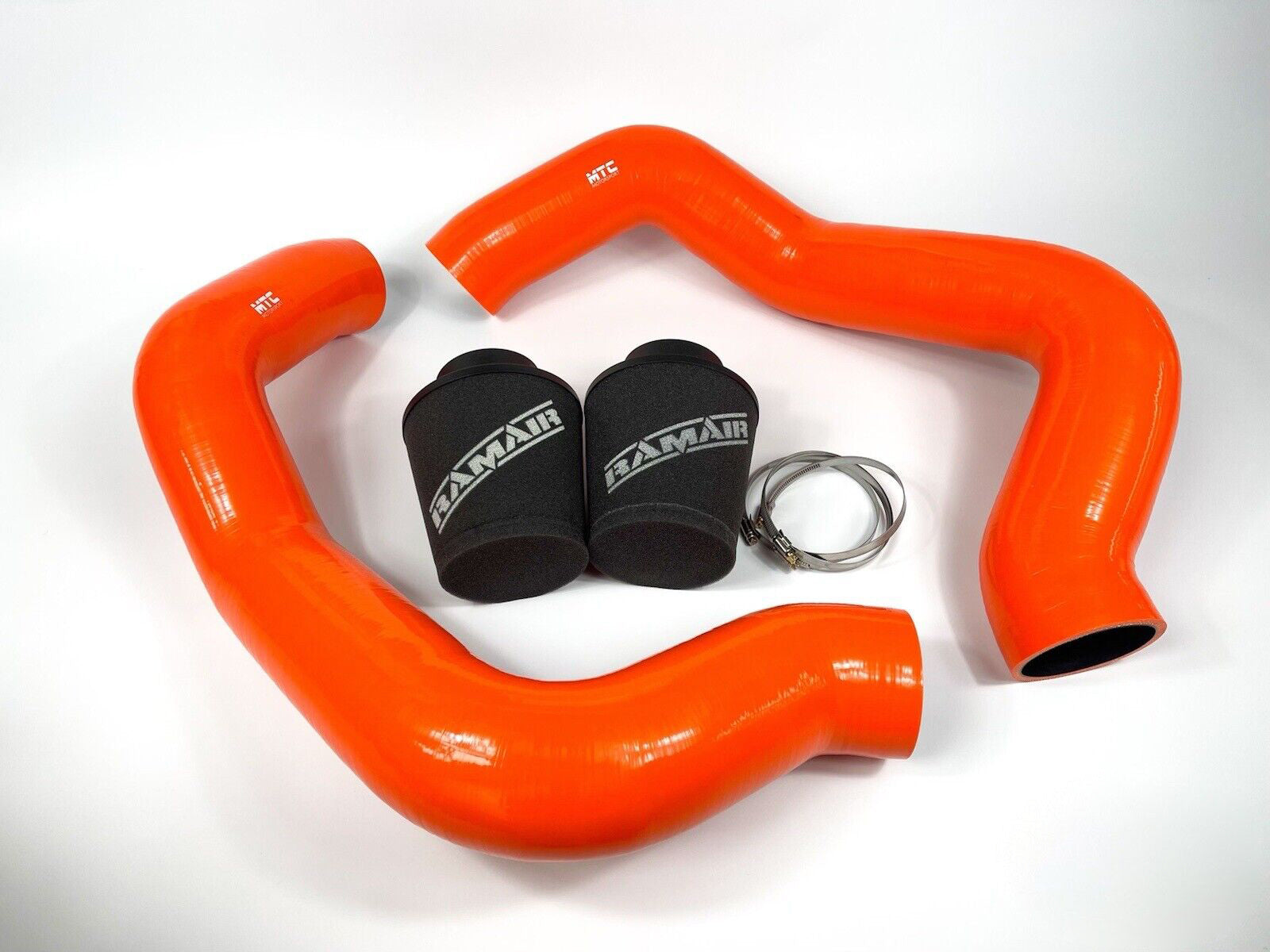 BMW M5 F90 Intake Hoses with Filter Cold Air Induction Kit M8 Orange | MTC Motorsport