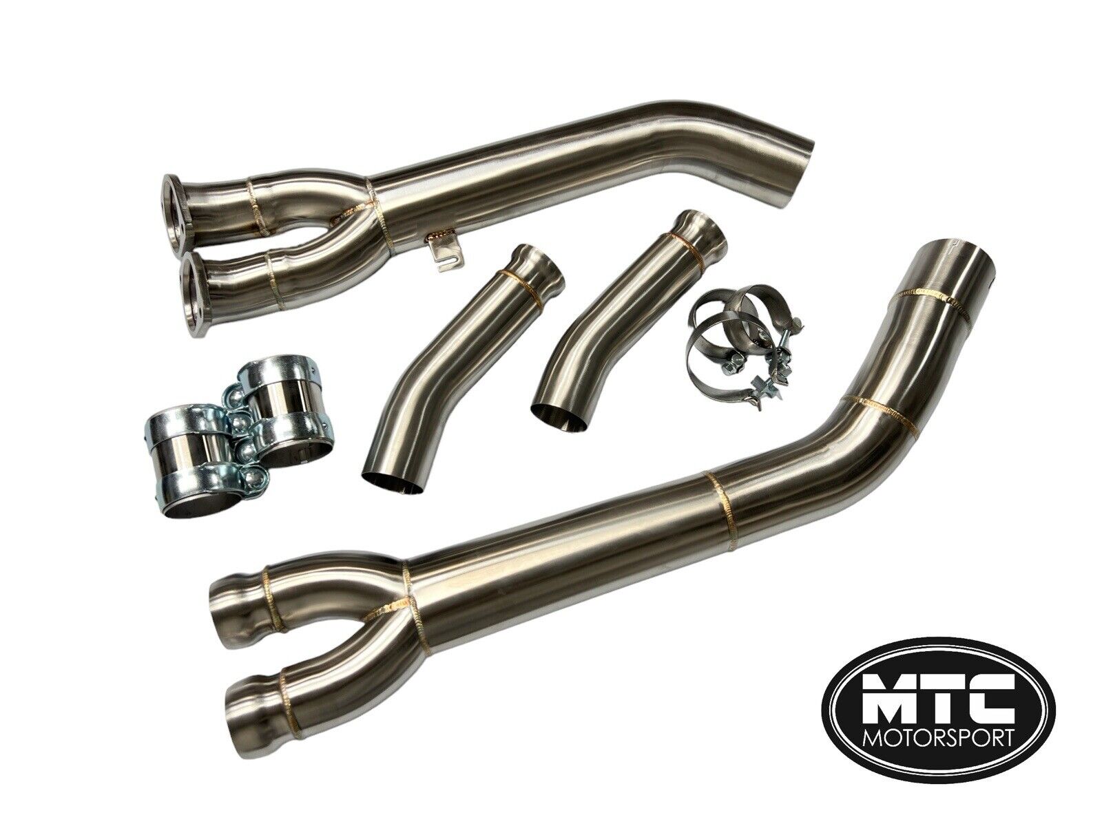 MTC MOTORSPORT BMW X3M X4M CATBACK EXHAUST MIDPIPE STAINLESS STEEL 3.5” 2019-21