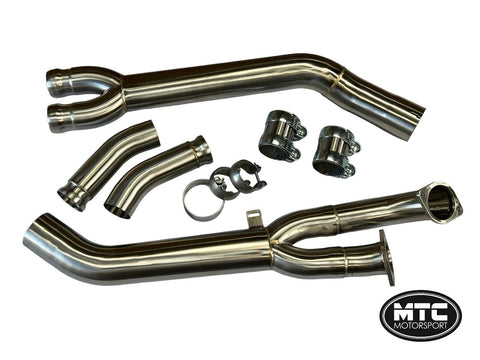 MTC MOTORSPORT BMW M2 G87 SINGLE MIDPIPE CATBACK EXHAUST STAINLESS STEEL 2023-