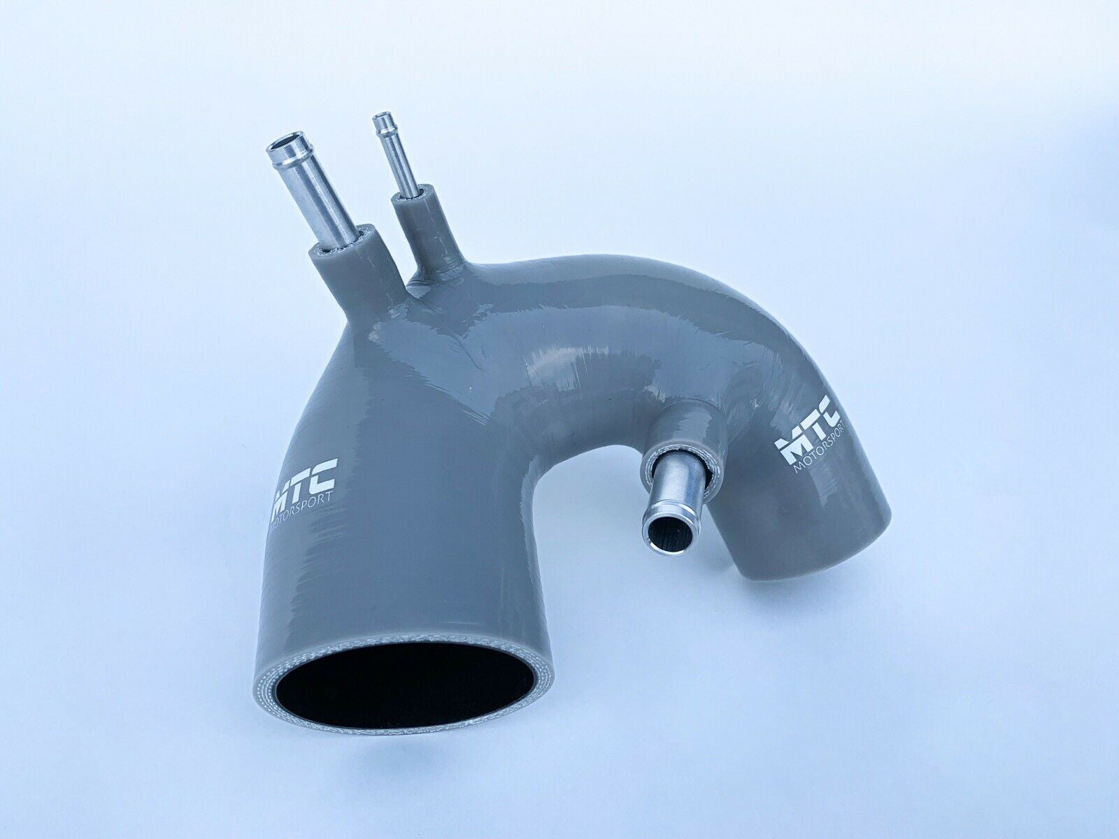 Fiat 500 Abarth T-Jet Silicone Intake Hose Grey IHI Turbo | MTC Motorsport