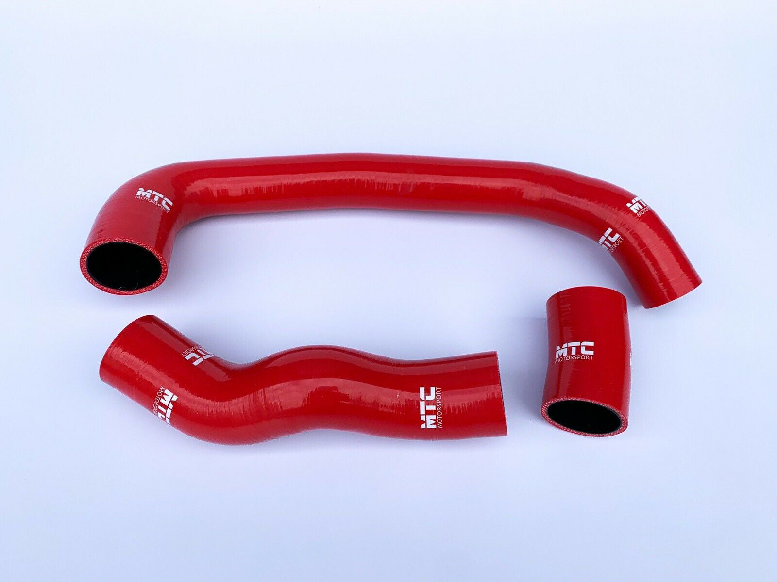 Ford Fiesta MK8 1.0 Ecoboost Intercooler Boost Turbo Hoses Red | MTC Motorsport