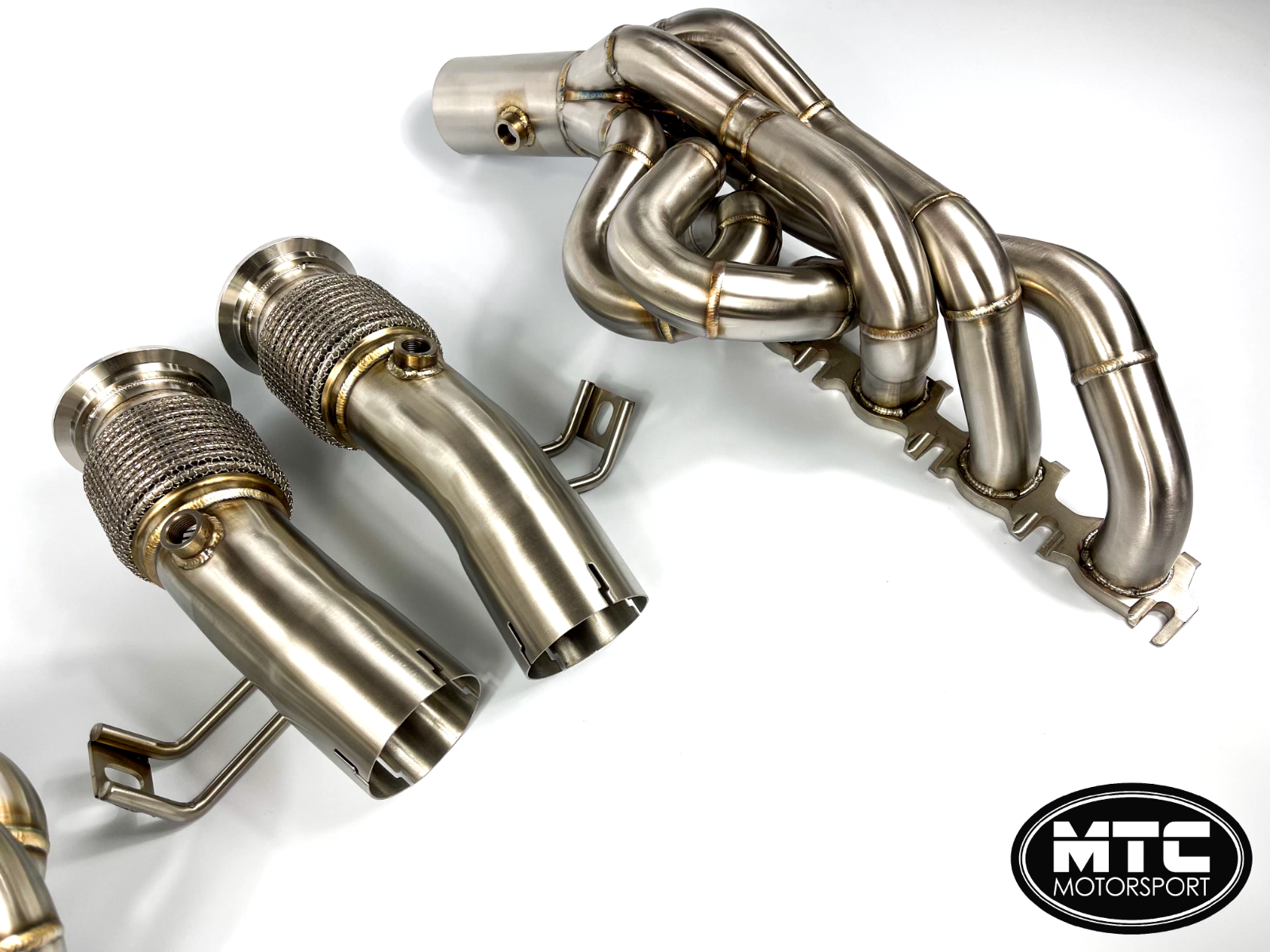 LAMBORGHINI HURACAN V10 EQUAL LENGTH EXHAUST MANIFOLDS BY MTC MOTORSPORT