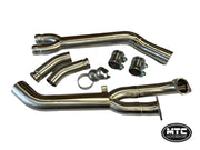 MTC MOTORSPORT BMW M2 G87 SINGLE MIDPIPE CATBACK EXHAUST STAINLESS STEEL 2023-