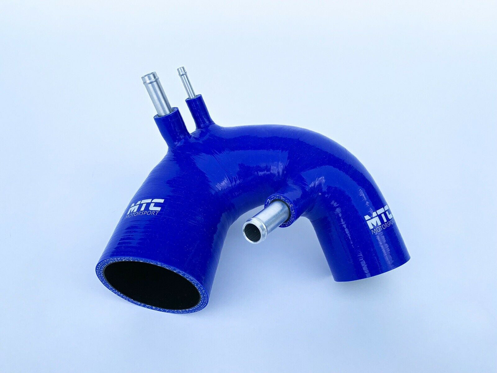 Fiat 500 Abarth T-Jet Silicone Intake Hose Blue IHI Turbo | MTC Motorsport