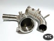 PORSCHE GTS 992 DOWNPIPES WITH 200 CELL HIFLOW SPORTS CATS HEAT SHIELD