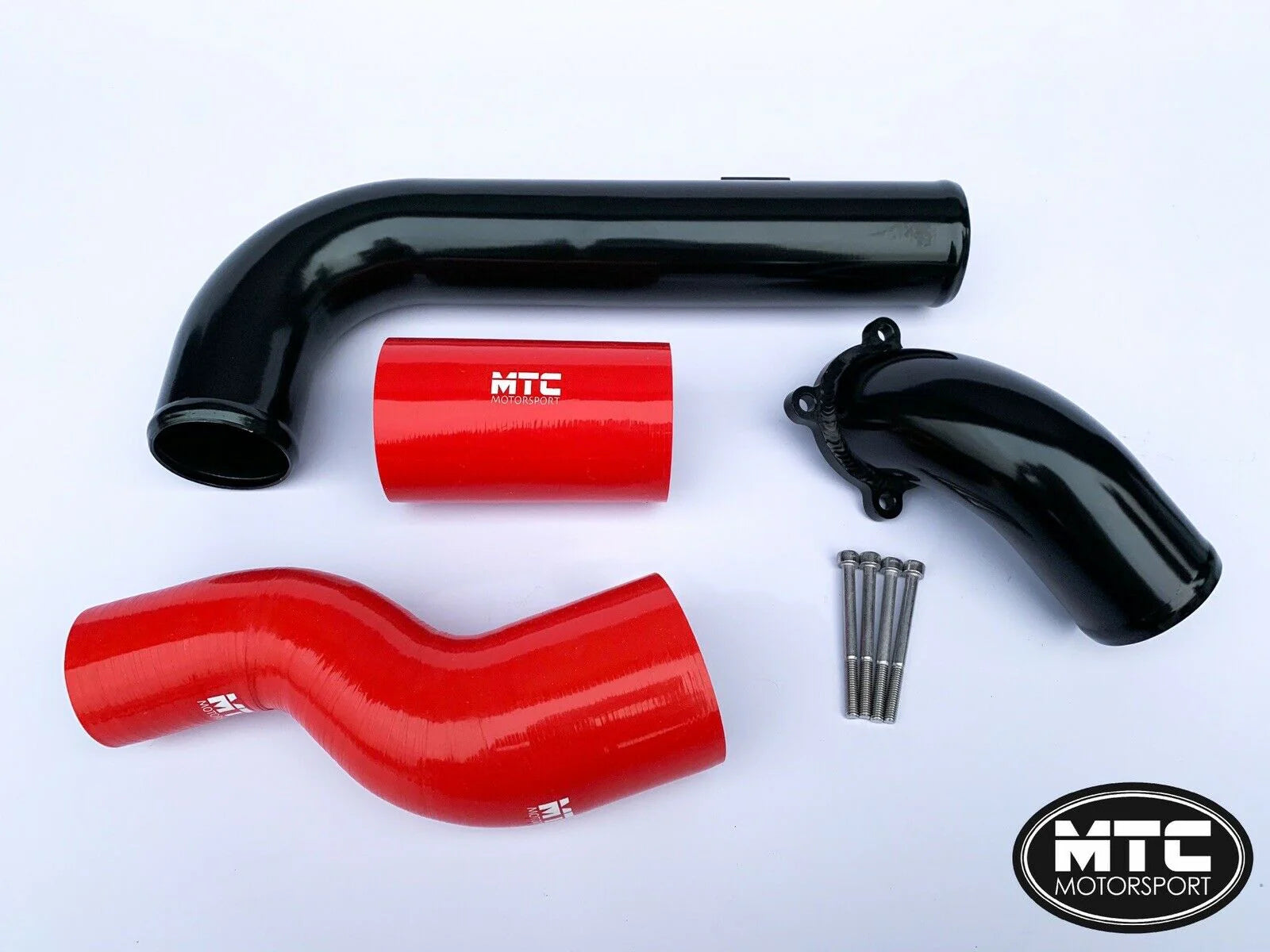 Vauxhall Astra H MK5 VXR 2.0 Turbo Z20LEH Aluminium Top Hat & Power Pipe Black Pipework | MTC Motorsport